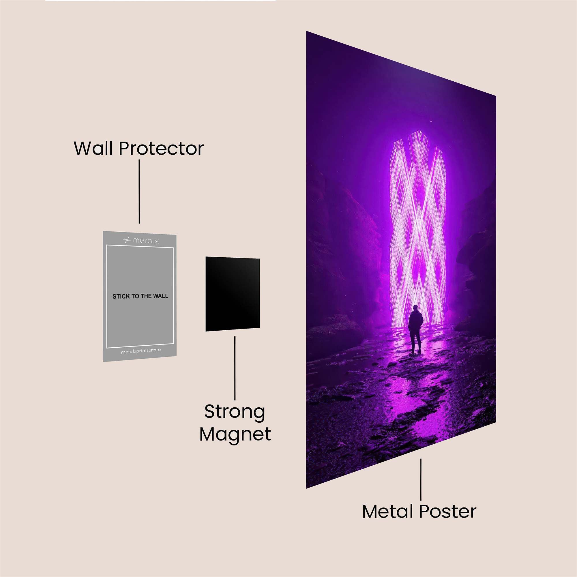 Portal Enigma Safe Wall Magnetic / M