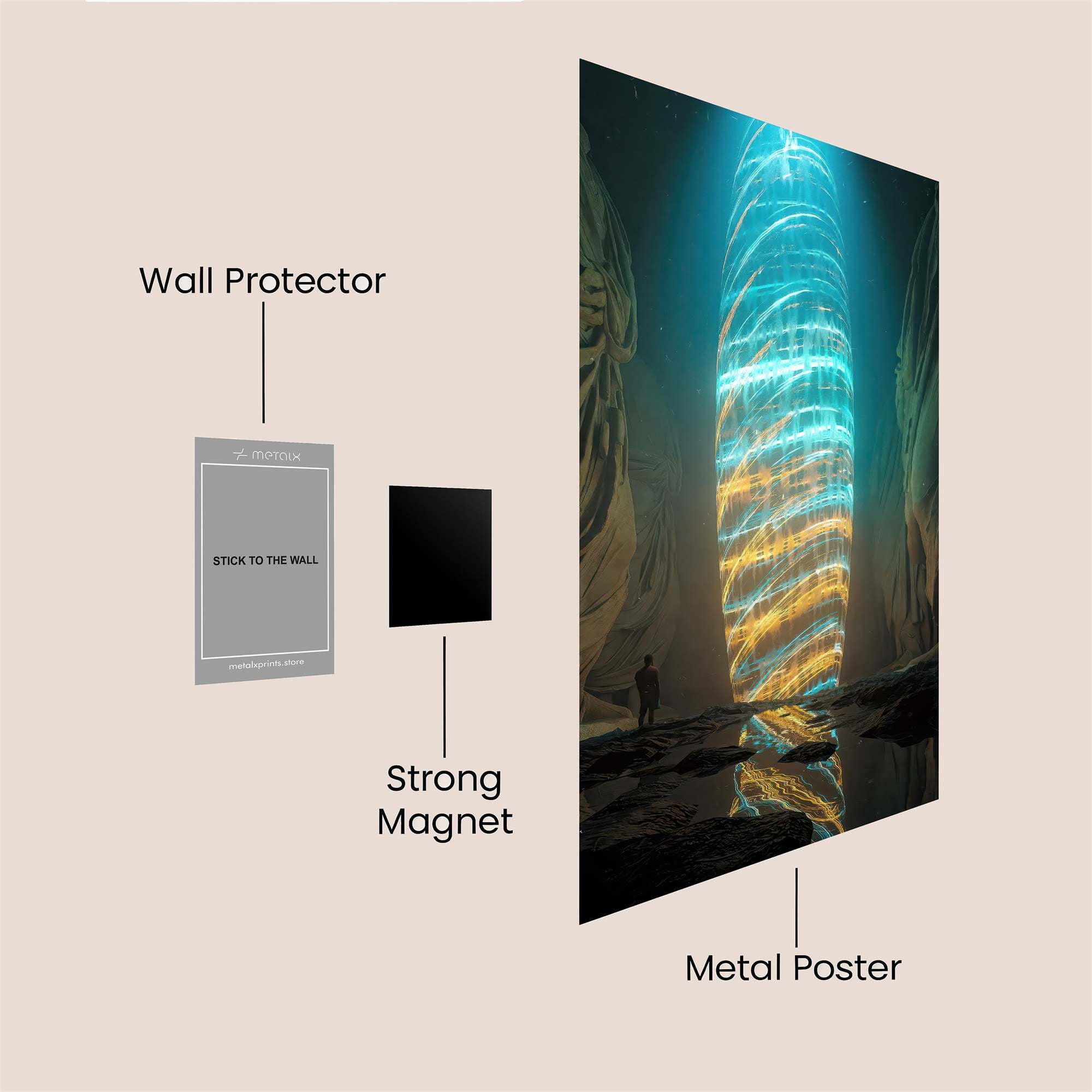 Portal Enigmatic Safe Wall Magnetic / M