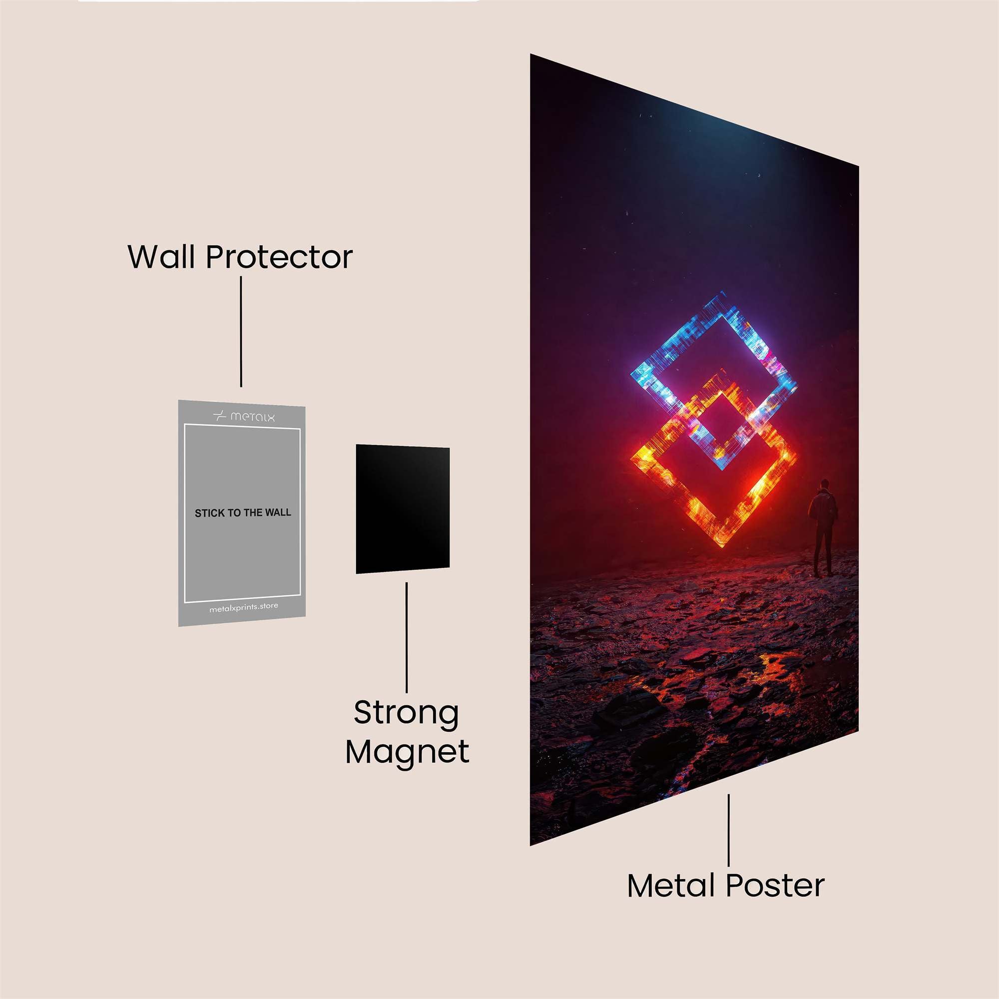 Portal Enigma Safe Wall Magnetic / M