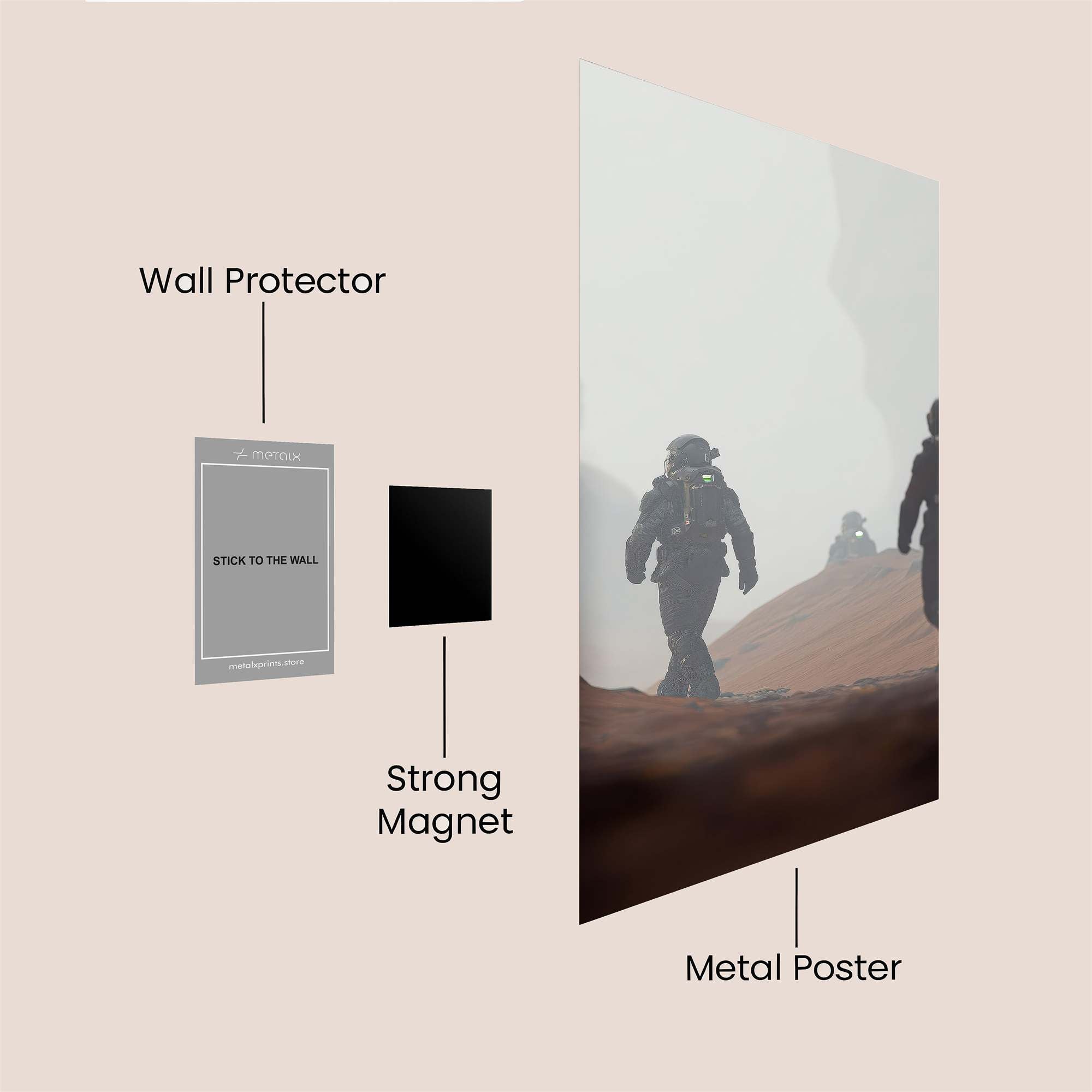 Mars Odyssey Safe Wall Magnetic / M