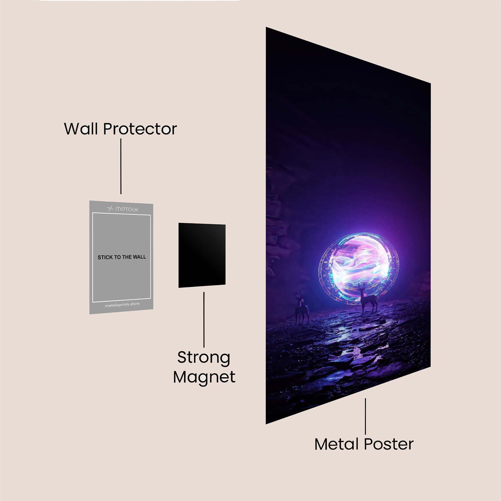 Portal Enchantment Safe Wall Magnetic / M