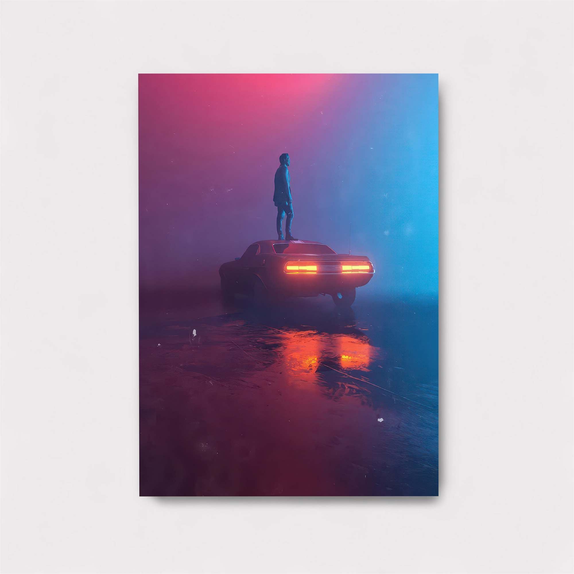 Neon Solitude Safe Wall Magnetic / M