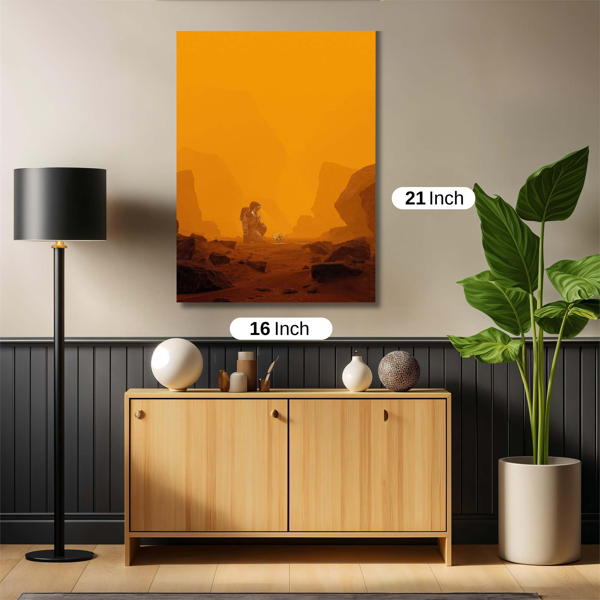 Martian Solitude Safe Wall Magnetic / M