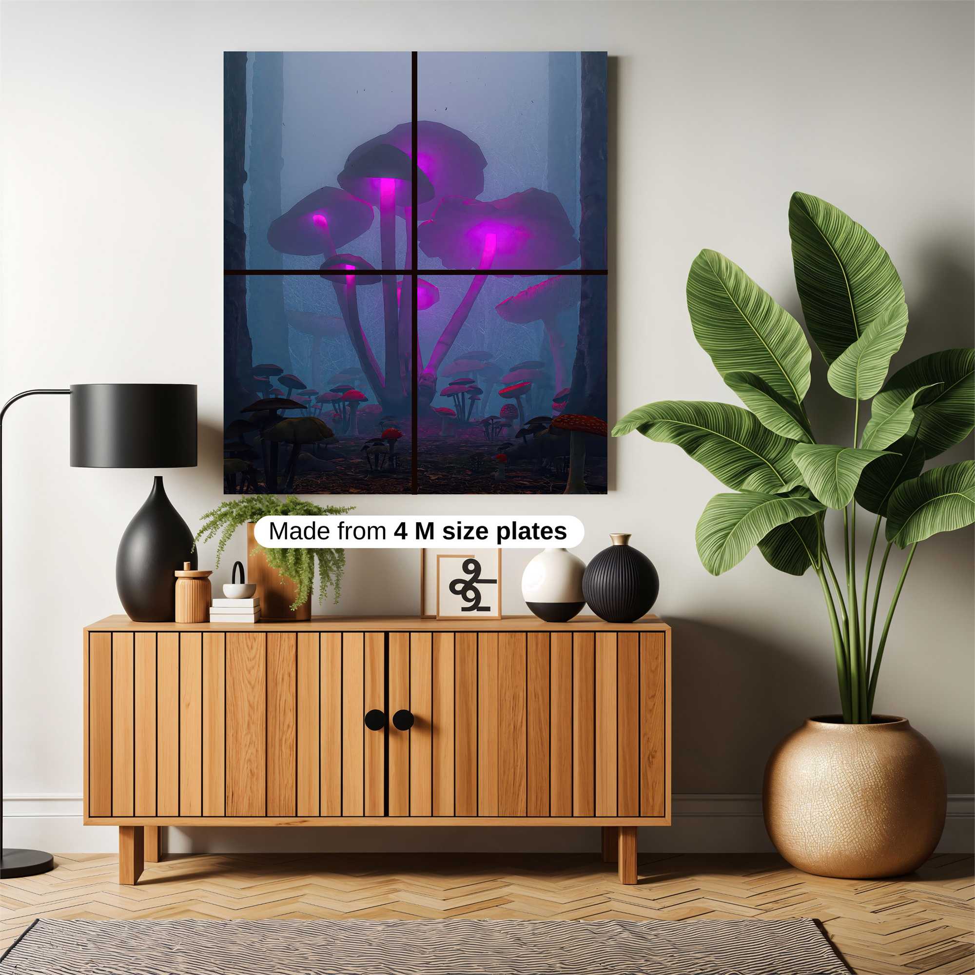 Mushroom Enigma Safe Wall Magnetic / M