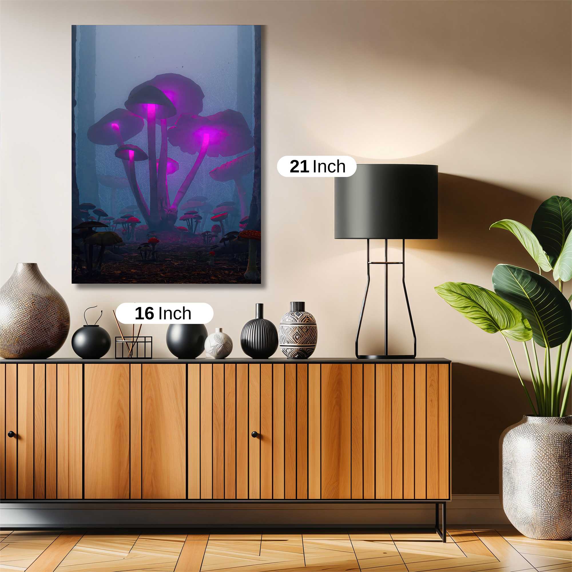 Mushroom Enigma Safe Wall Magnetic / M