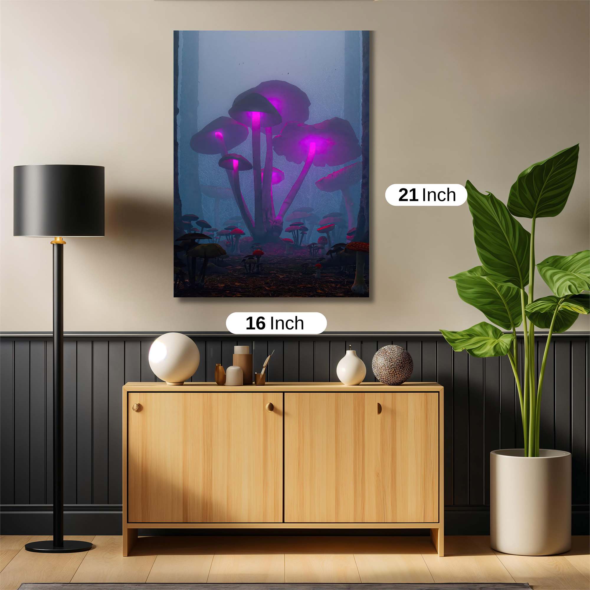 Mushroom Enigma Safe Wall Magnetic / M