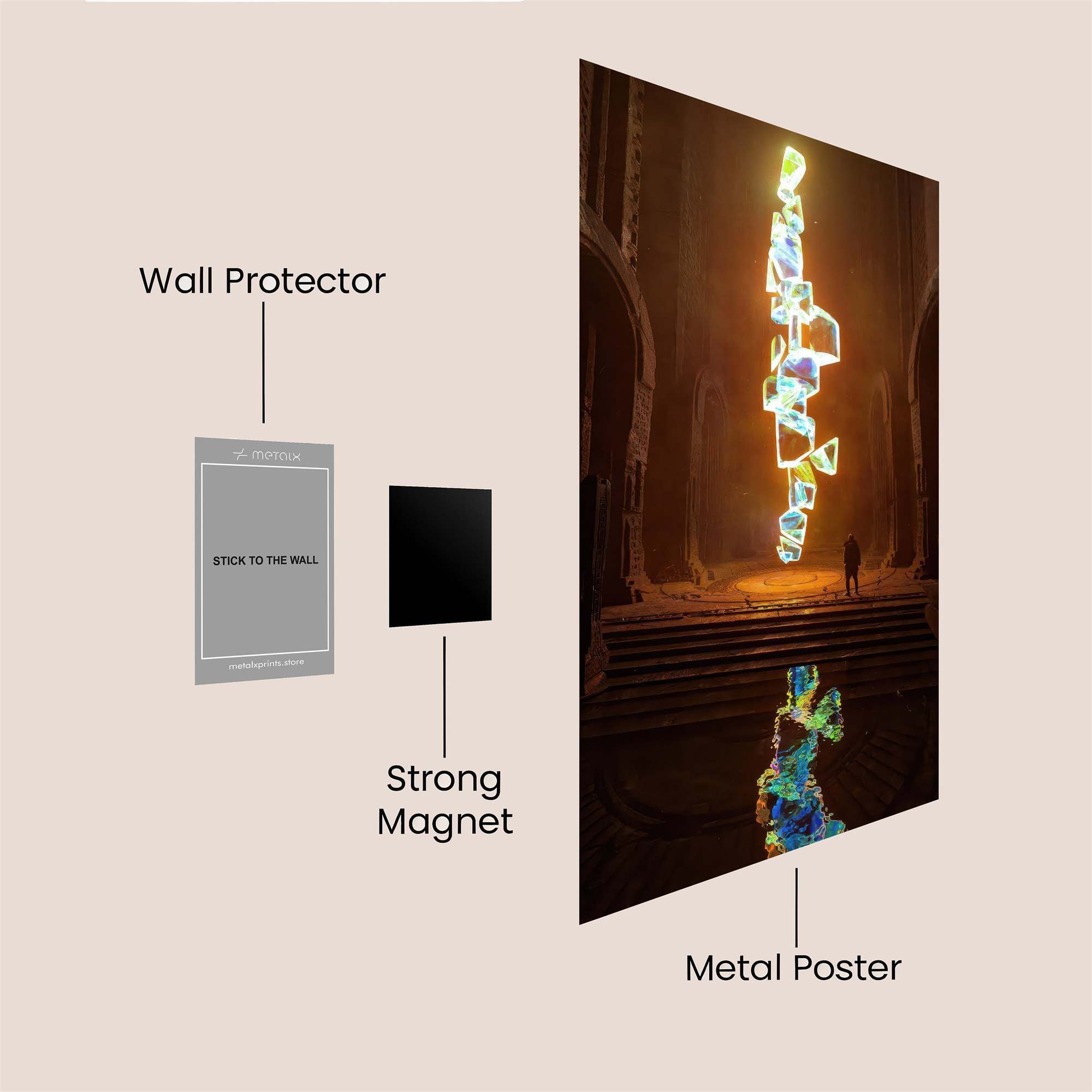 Light Ascension Safe Wall Magnetic / M