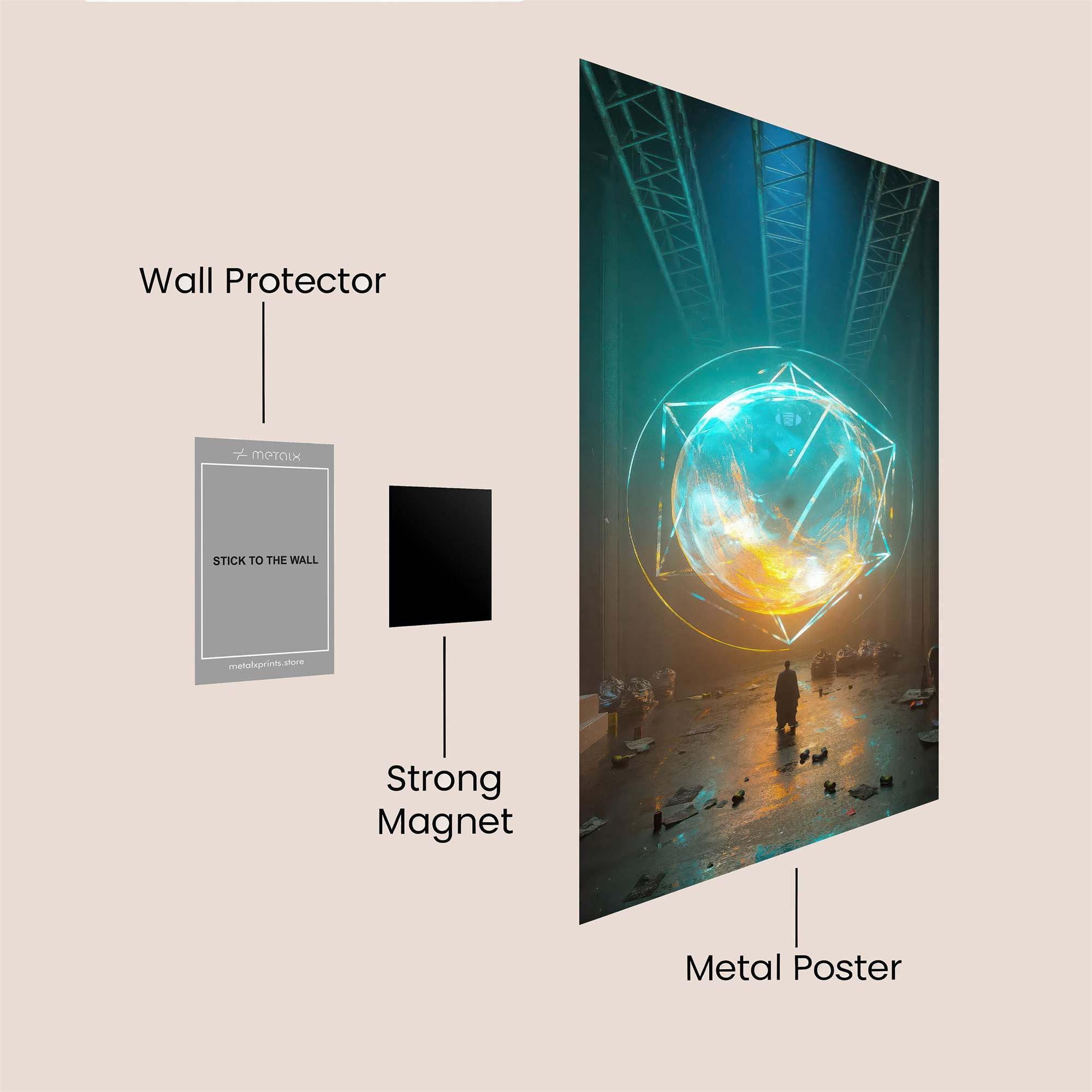Portal Enigma Safe Wall Magnetic / M