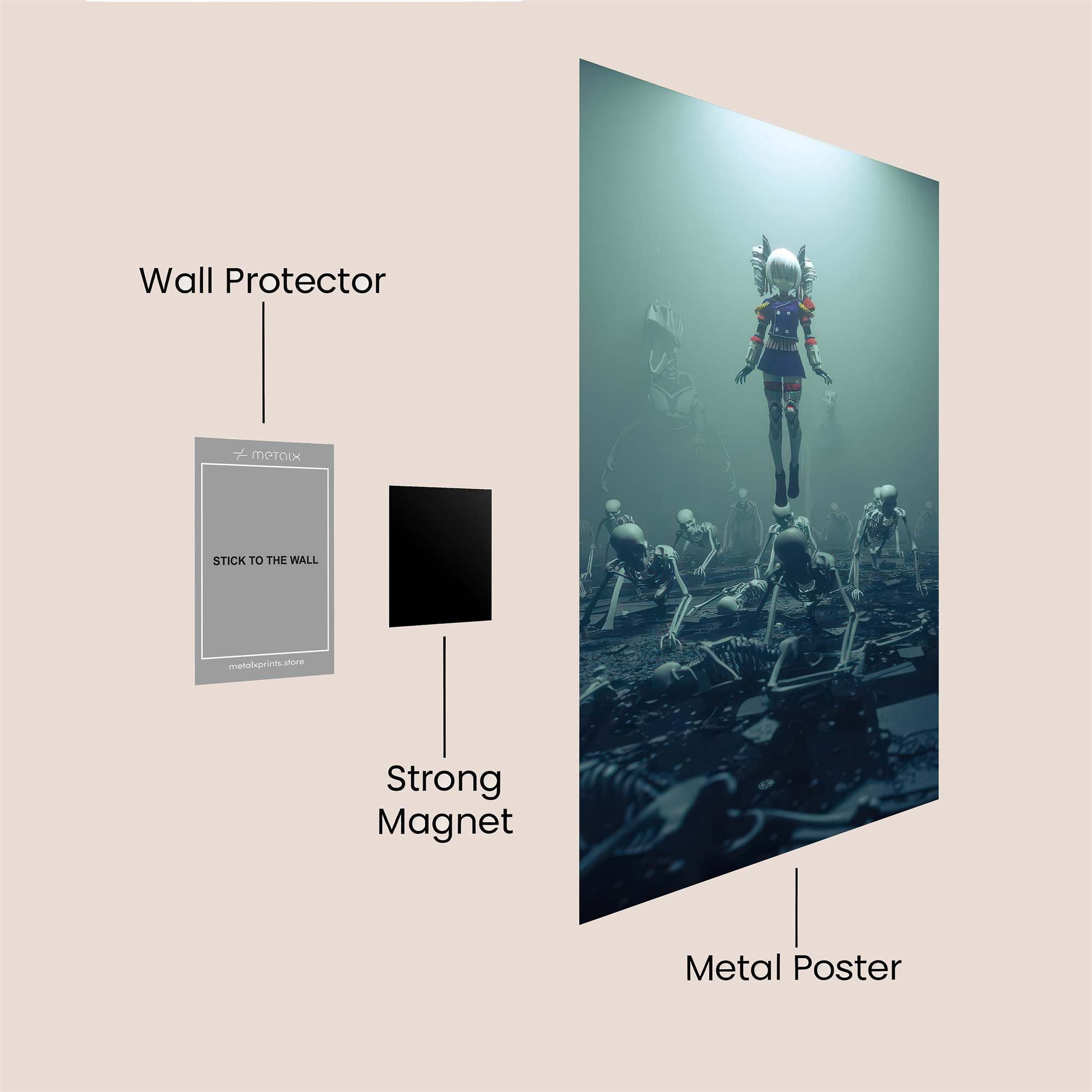 Astra Eerie Safe Wall Magnetic / M