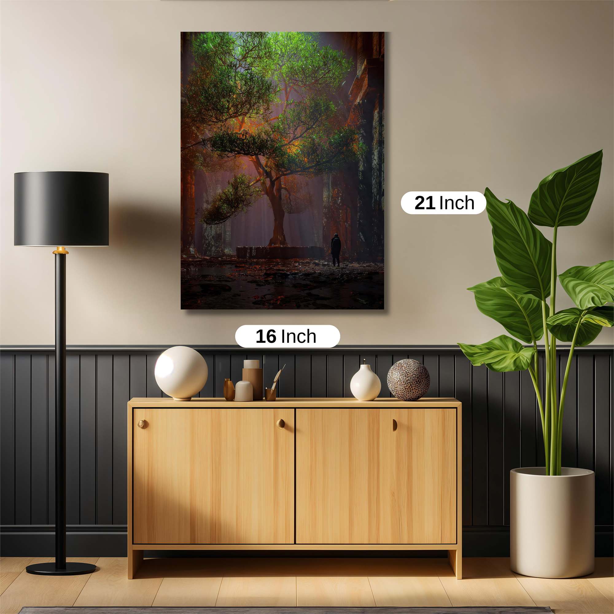Tree Serenity Safe Wall Magnetic / M