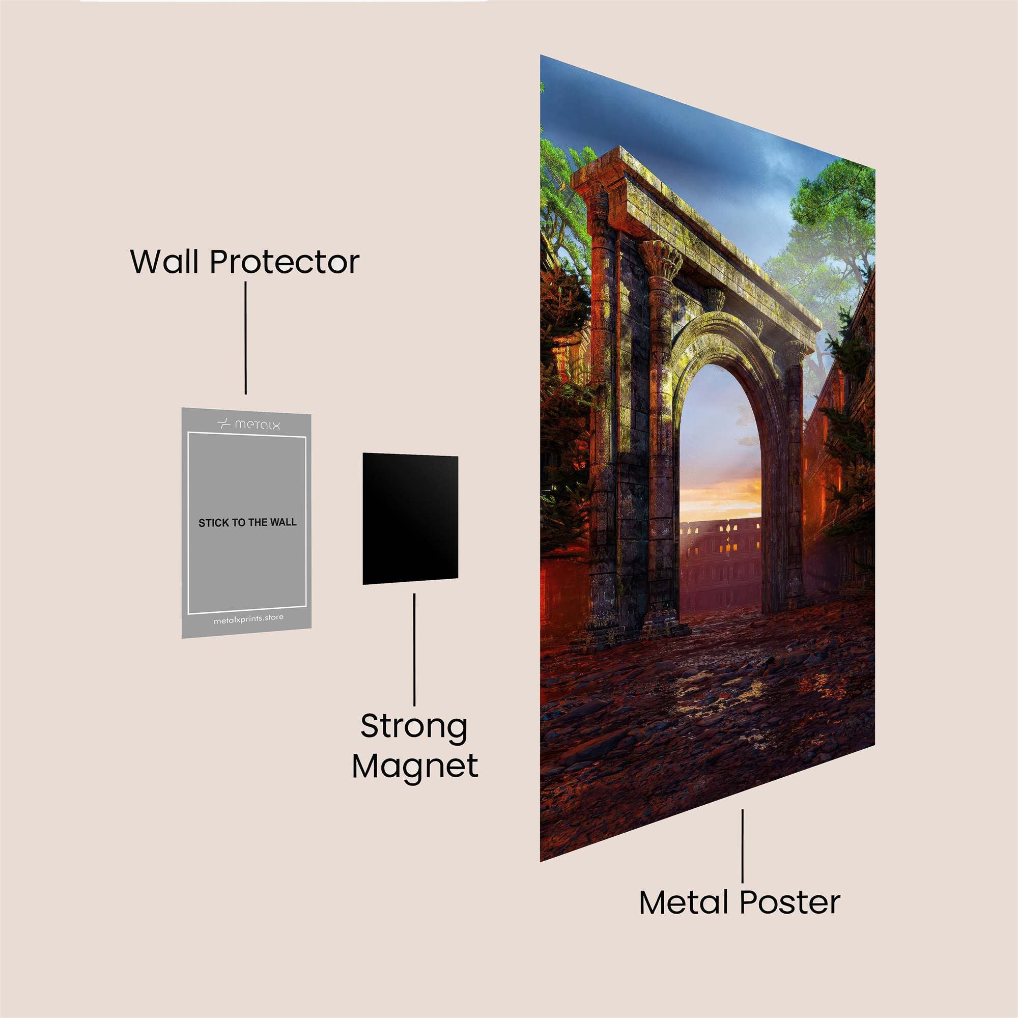 Archway Enigma Safe Wall Magnetic / M