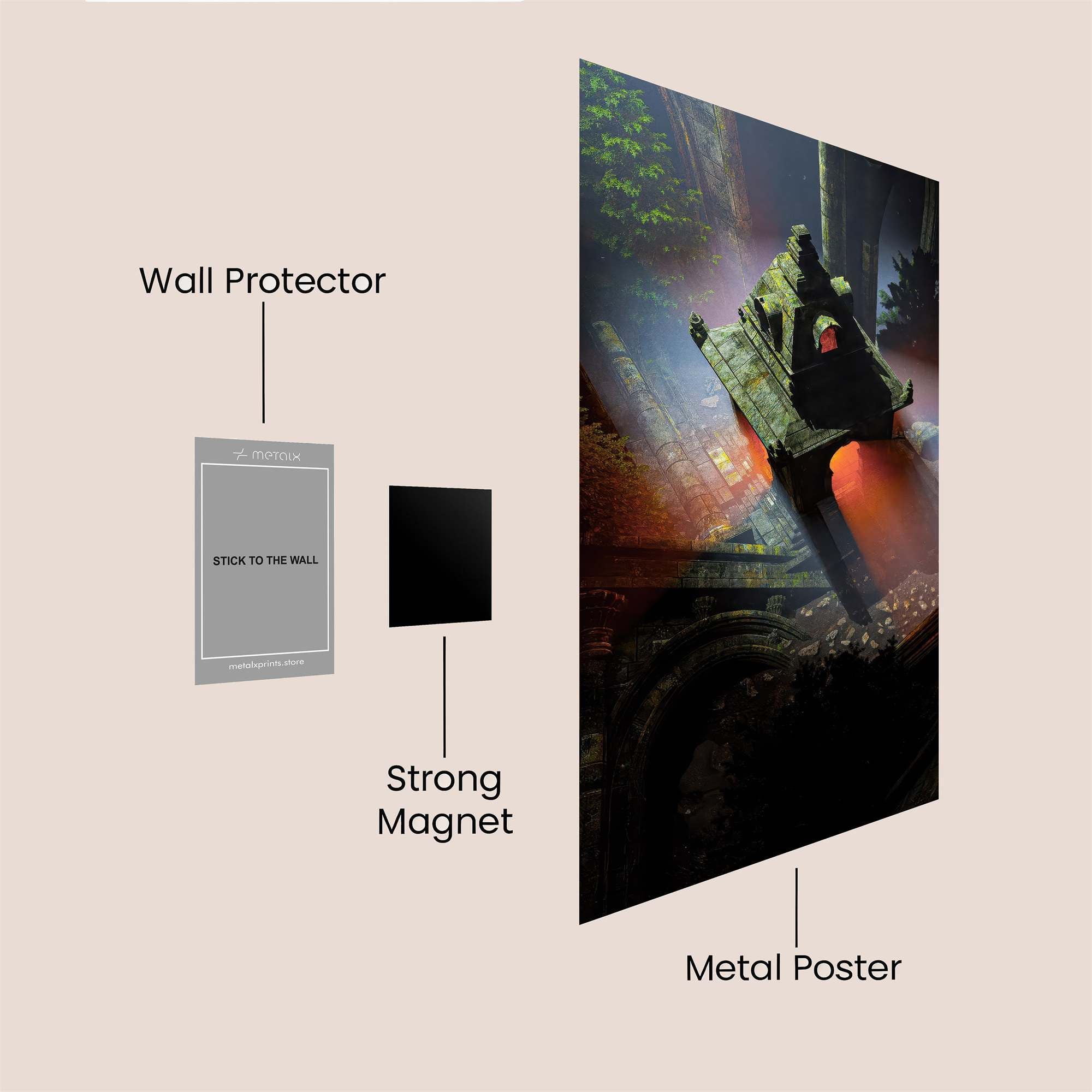 Temple Glow Safe Wall Magnetic / M