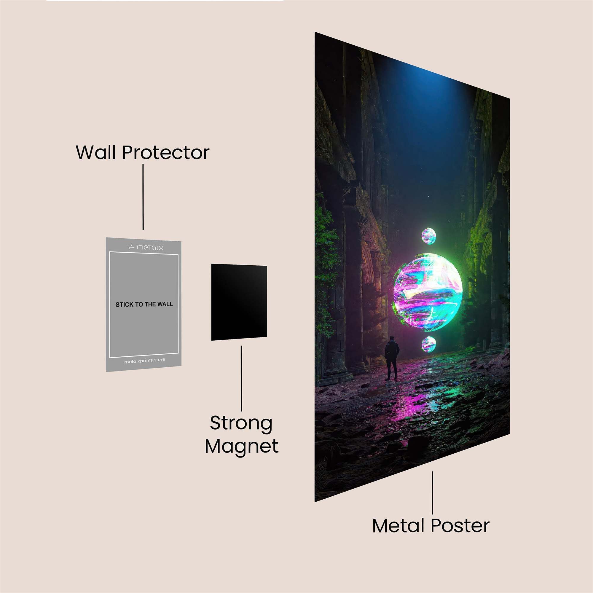 Portal Enigma Safe Wall Magnetic / M