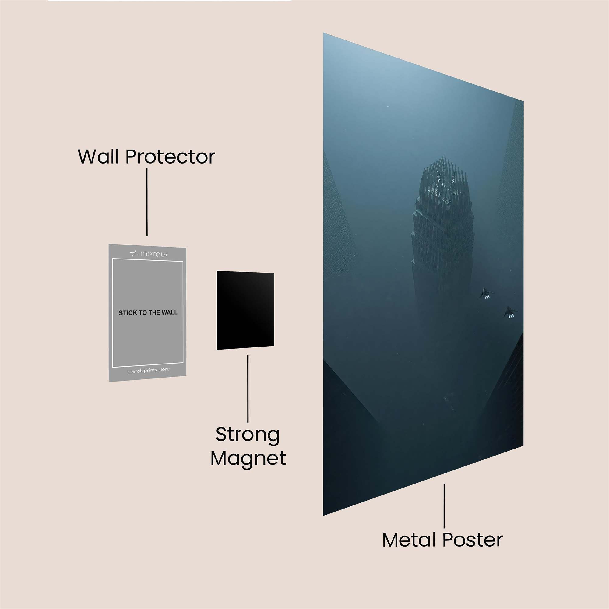 Submerged Mystery Safe Wall Magnetic / M
