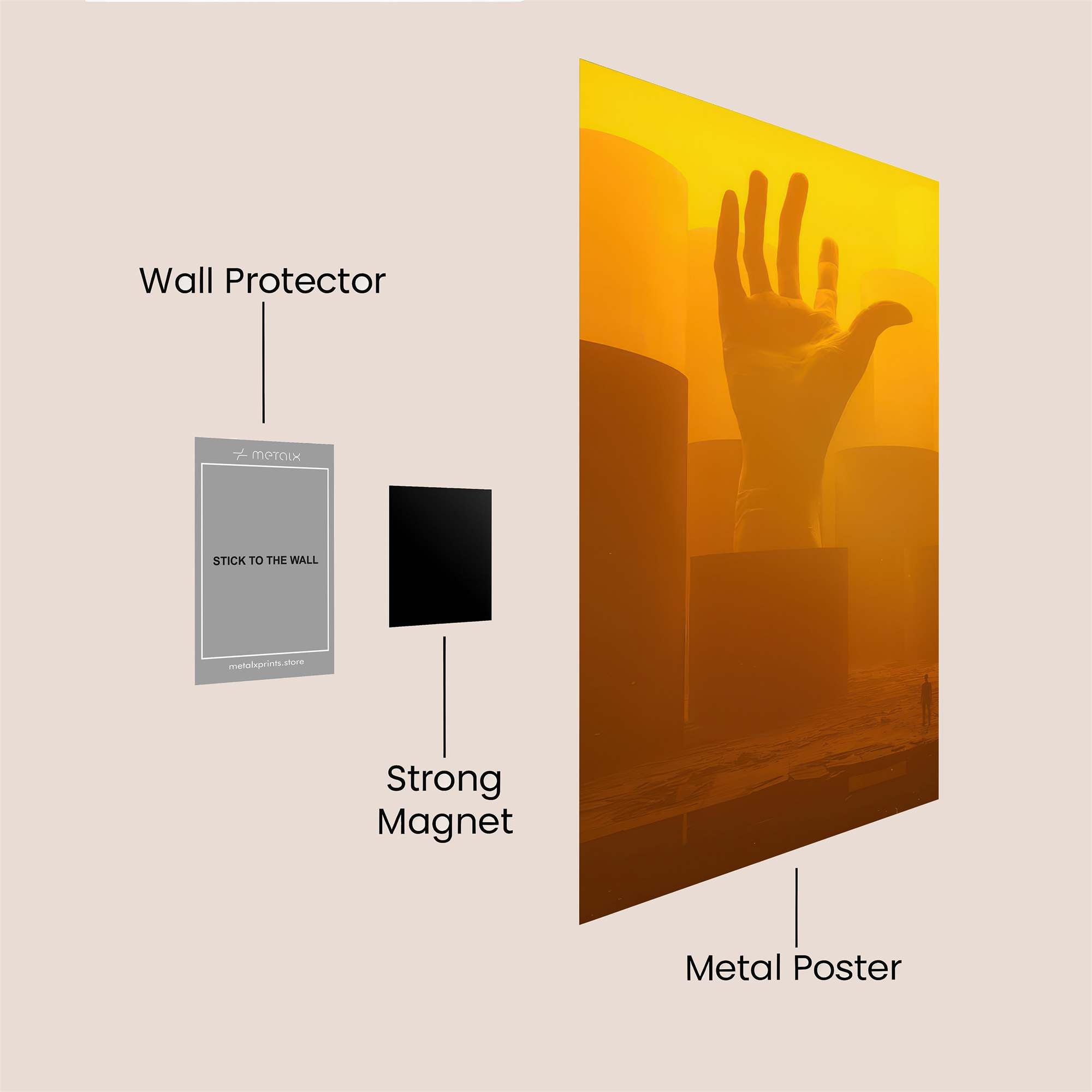 Portal Serenity Safe Wall Magnetic / M