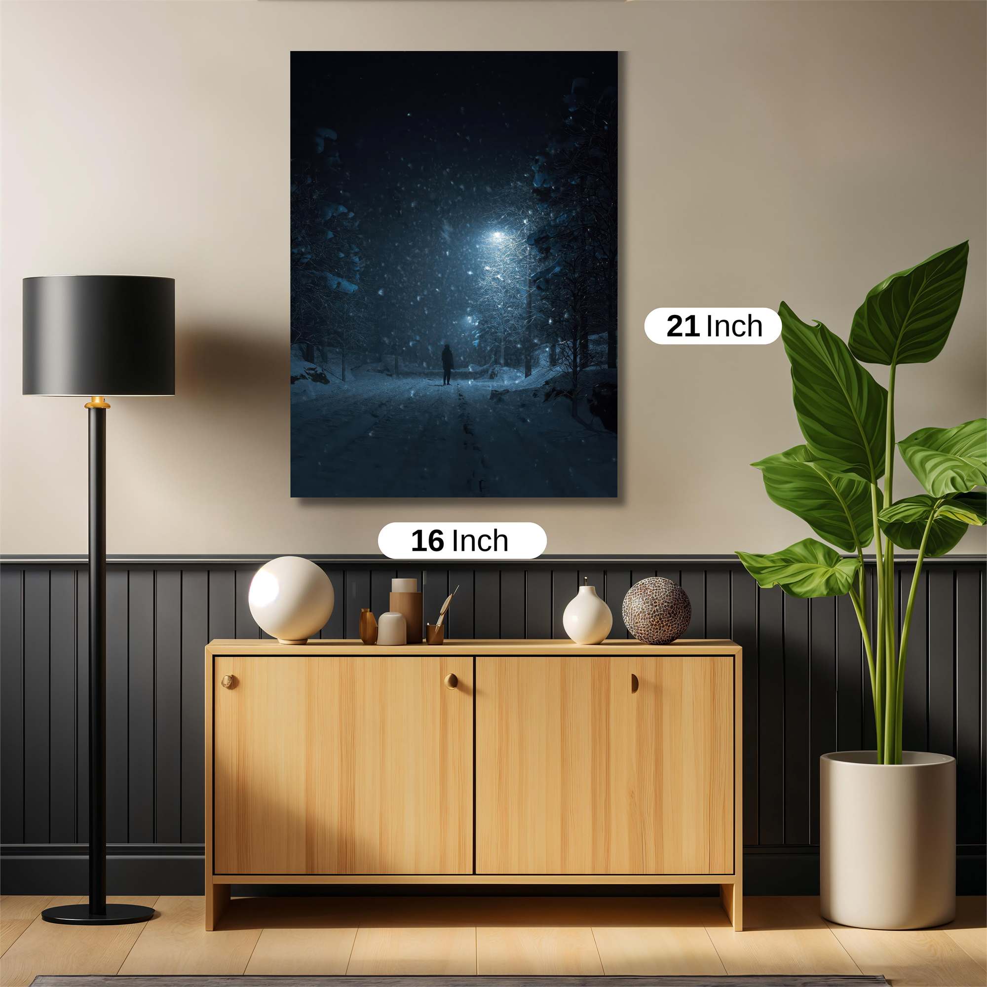 Night Solitude Safe Wall Magnetic / M