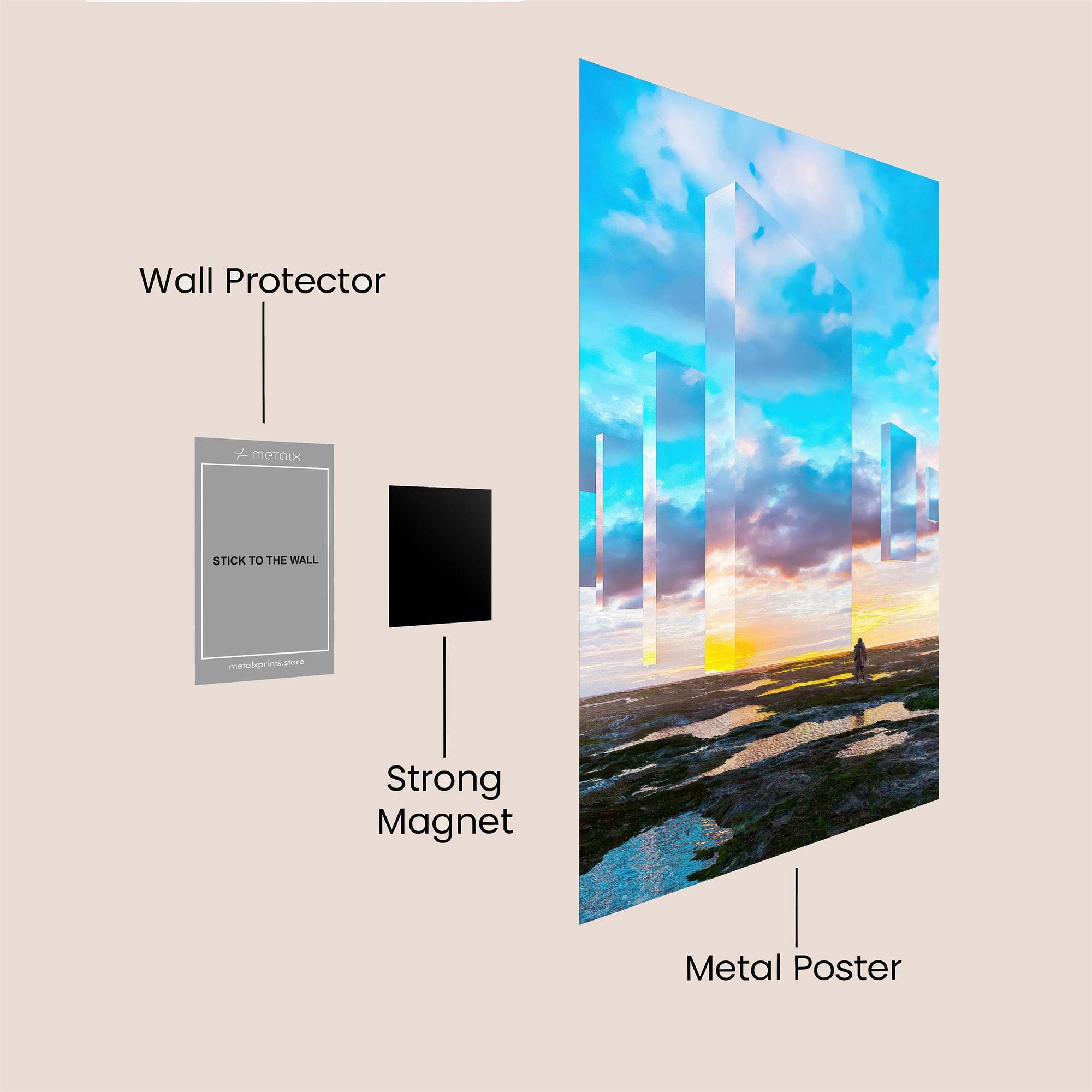 Mirage Serenity Safe Wall Magnetic / M