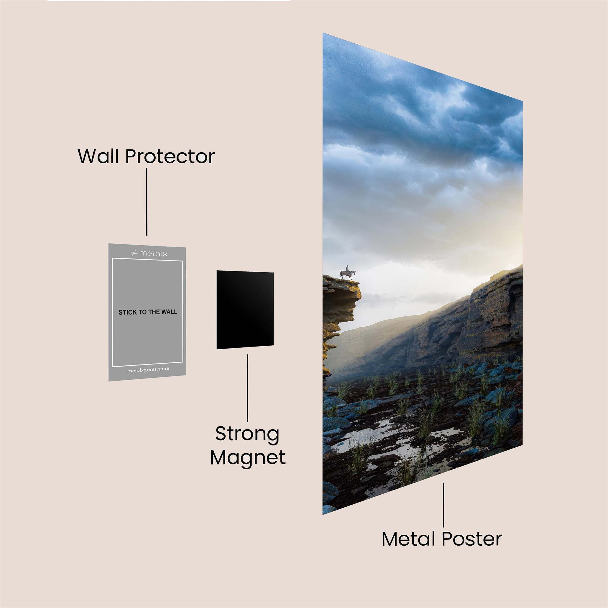 Rider's Edge Safe Wall Magnetic / M