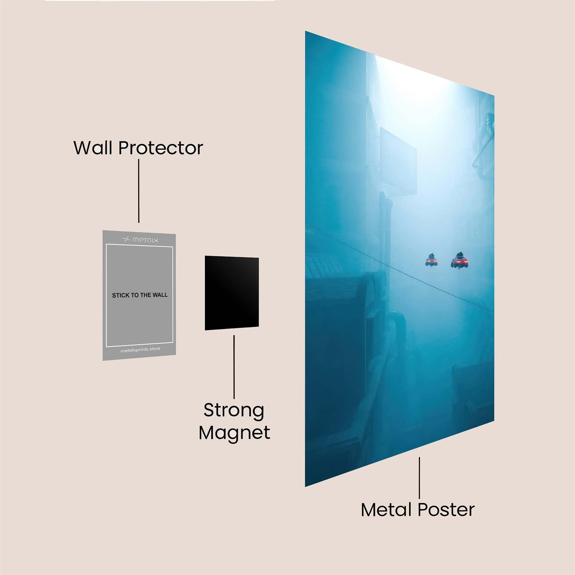 Cars Ethereal Safe Wall Magnetic / M