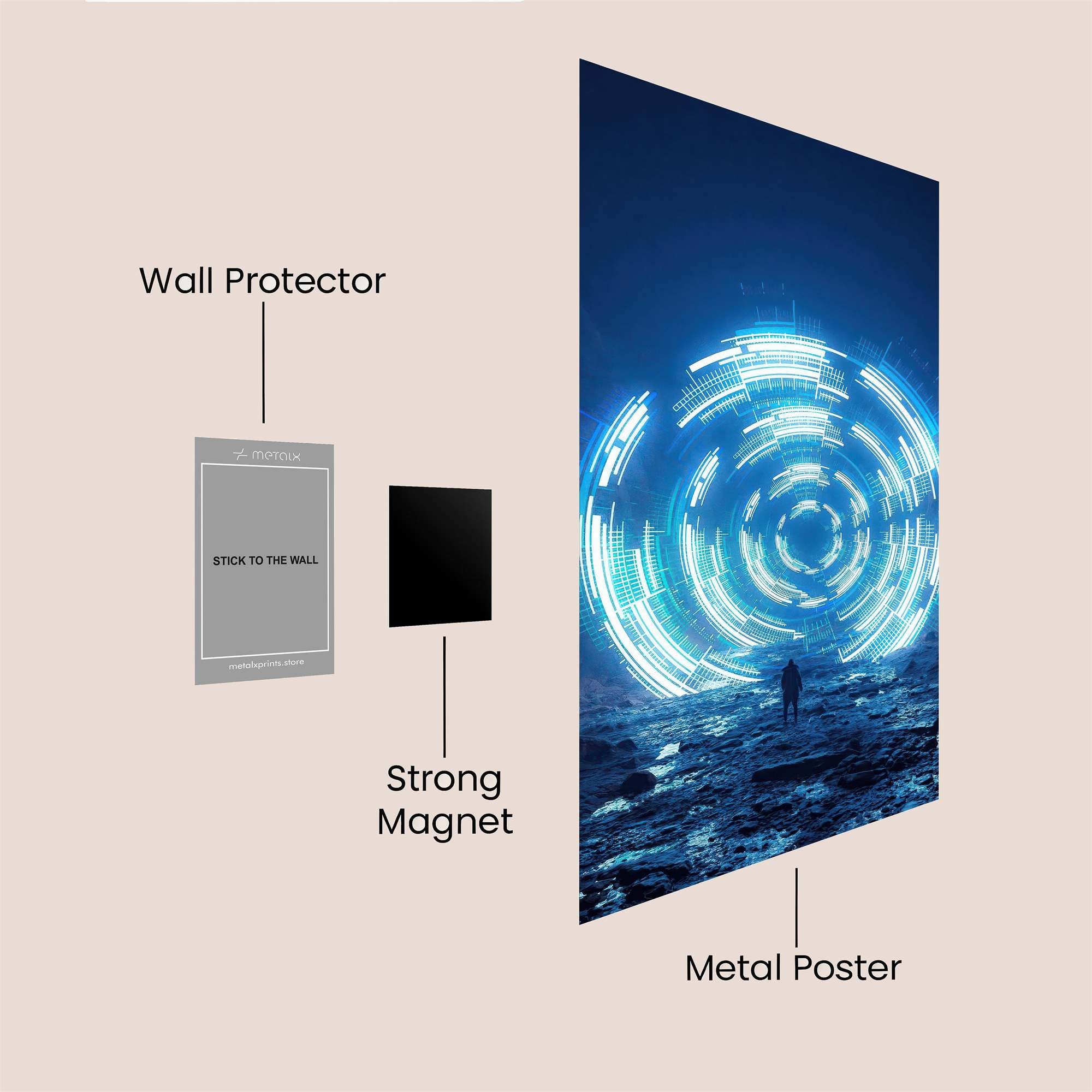 Portal Enigma Safe Wall Magnetic / M