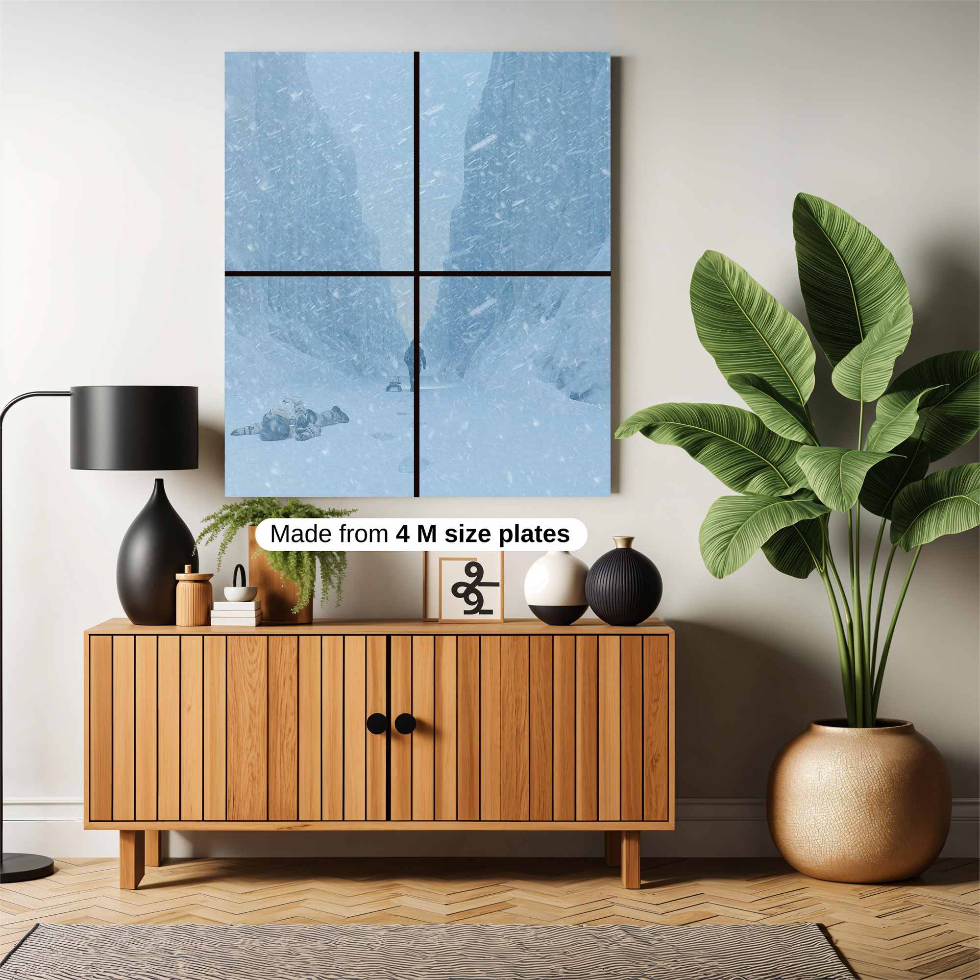 Snowy Solitude Safe Wall Magnetic / M