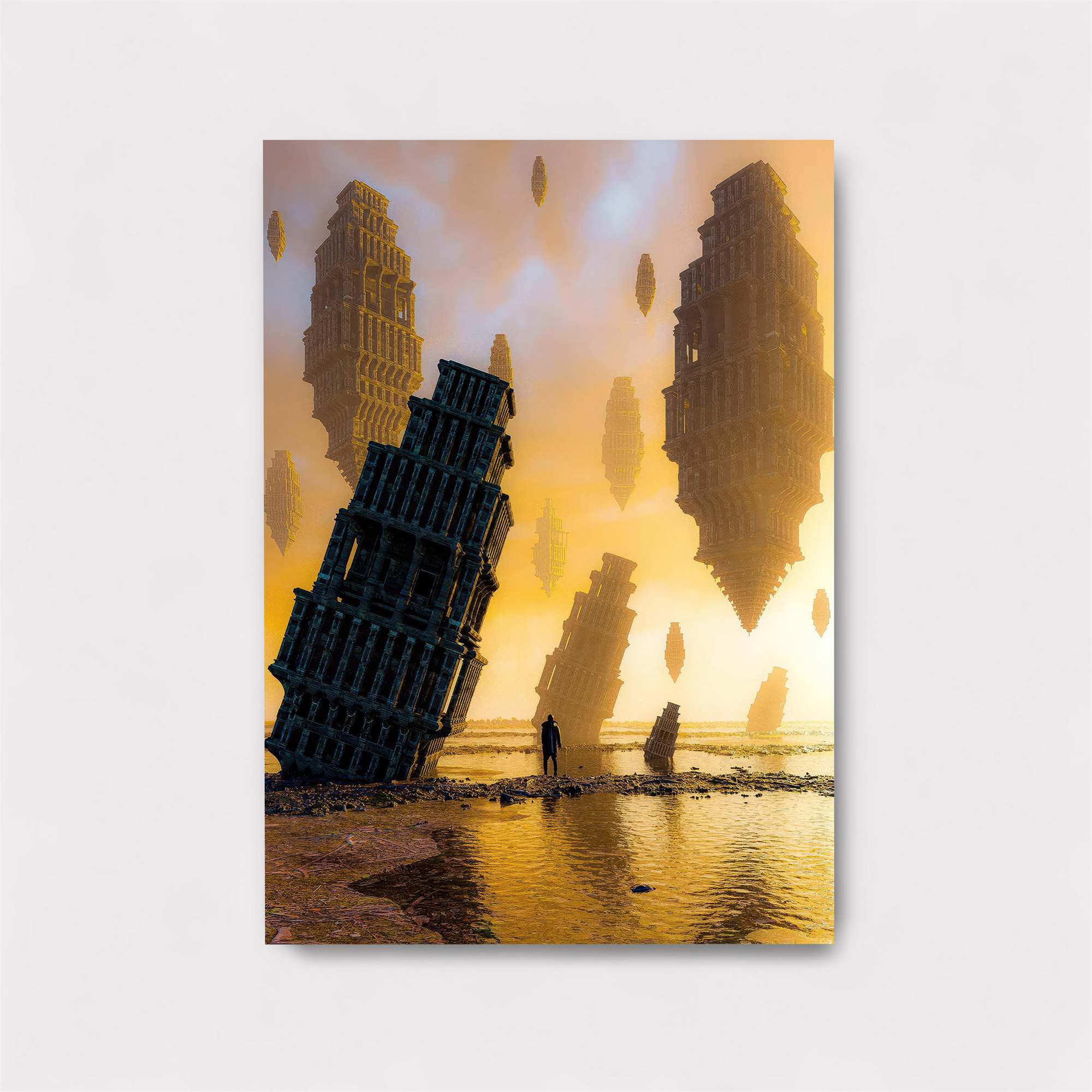 Leaning Dreamscape Safe Wall Magnetic / M
