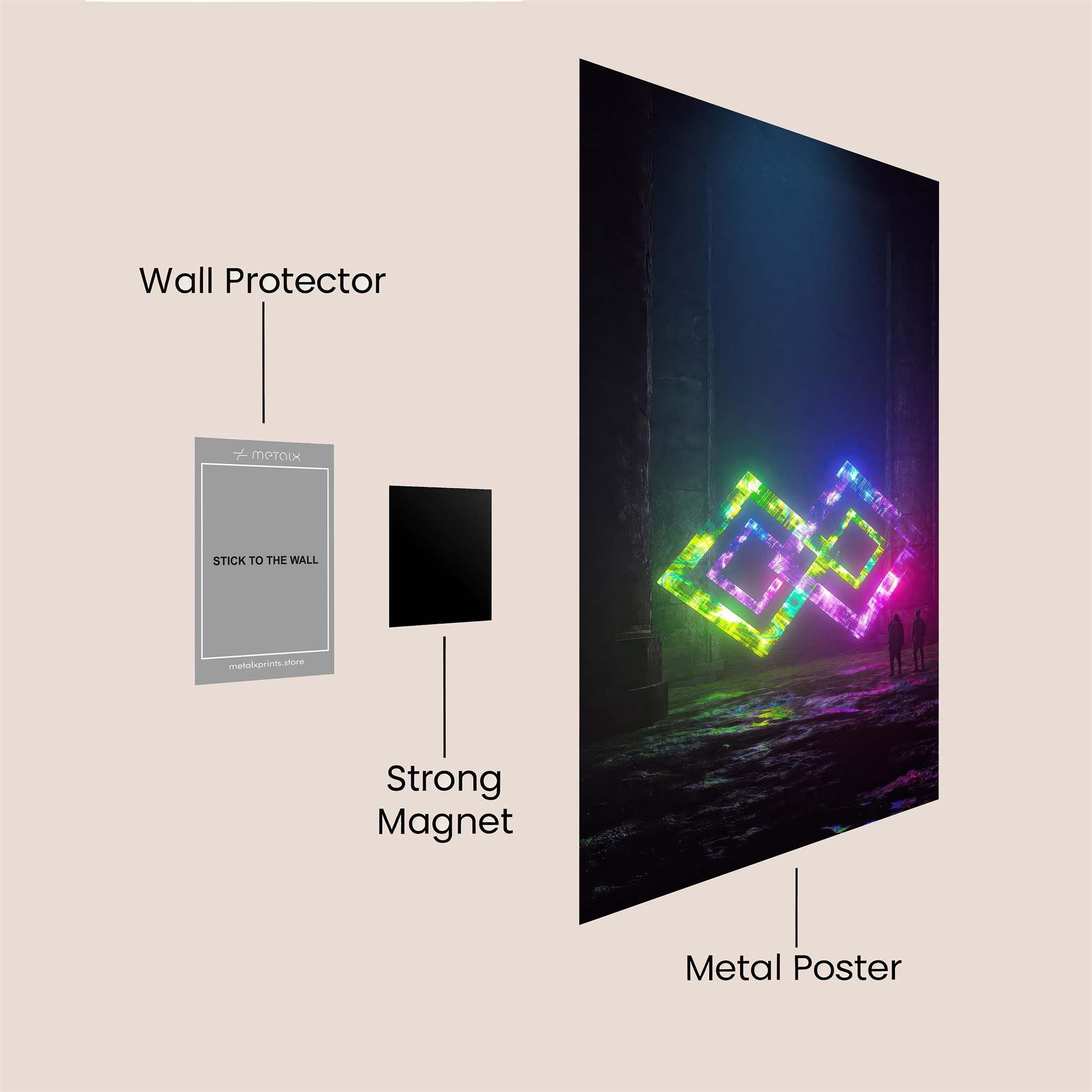 Portal Radiant Safe Wall Magnetic / M