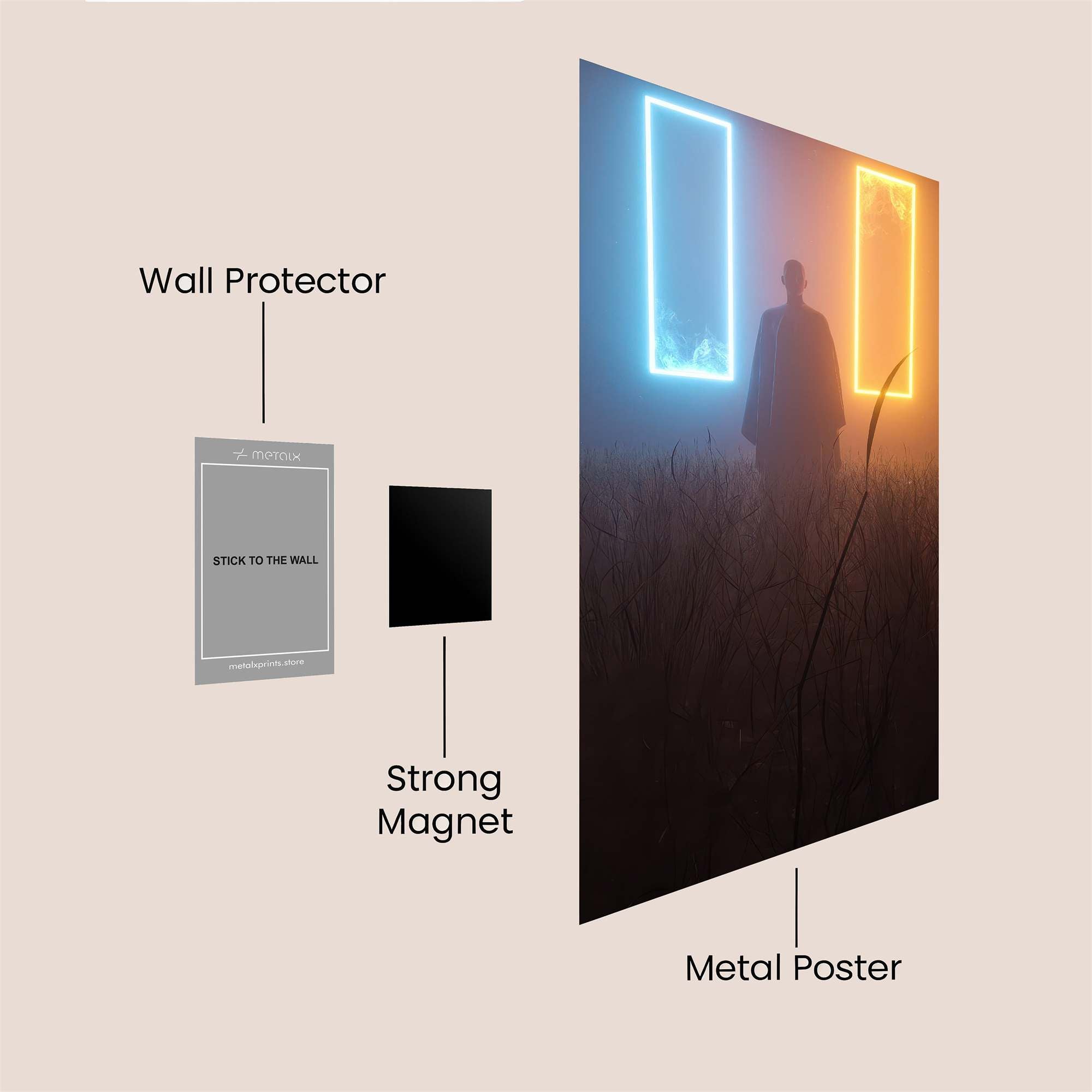 Portal Dream Safe Wall Magnetic / M