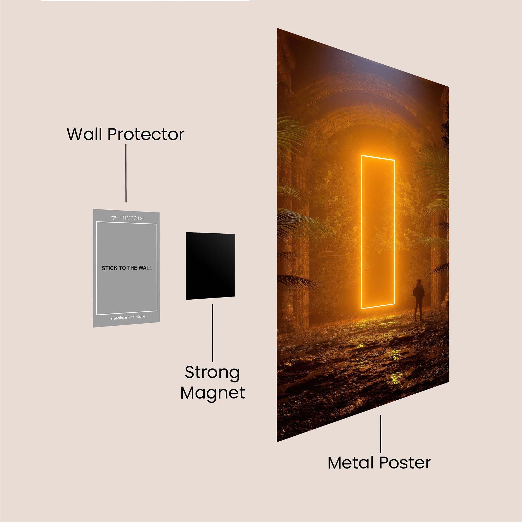 Portal Enigma Safe Wall Magnetic / M