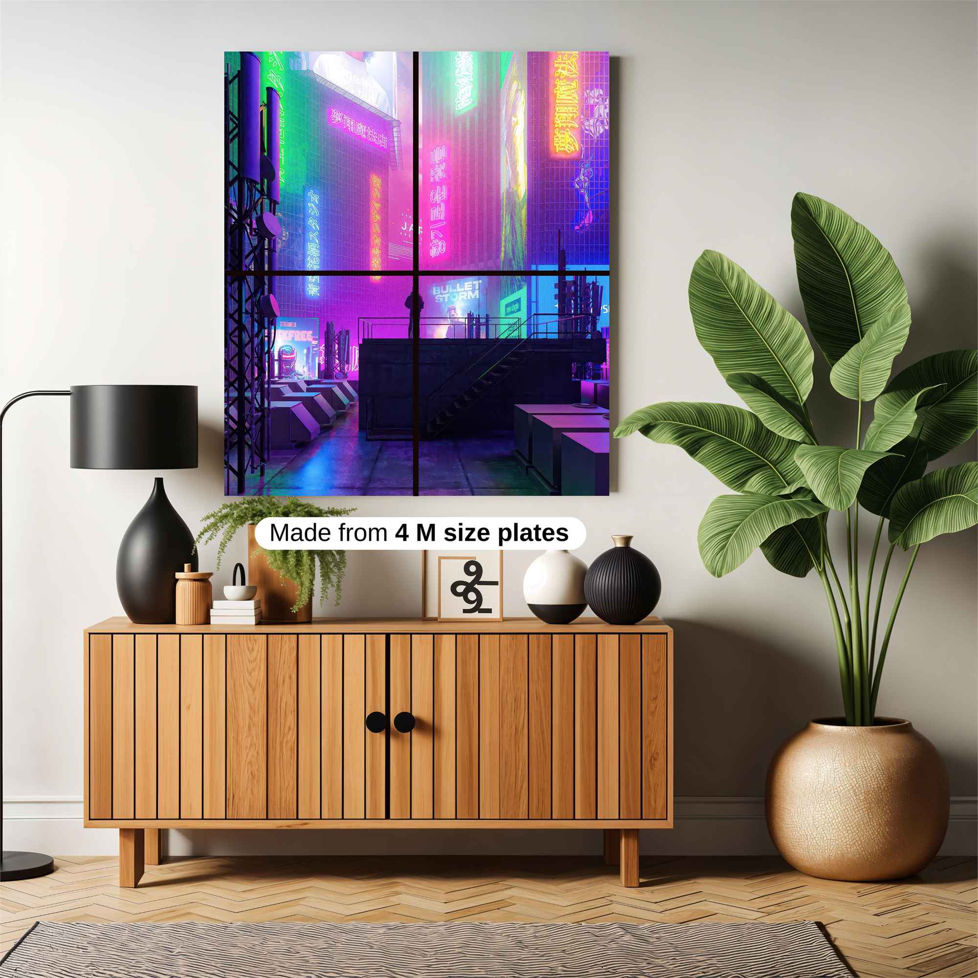 Neon Solitude Safe Wall Magnetic / M