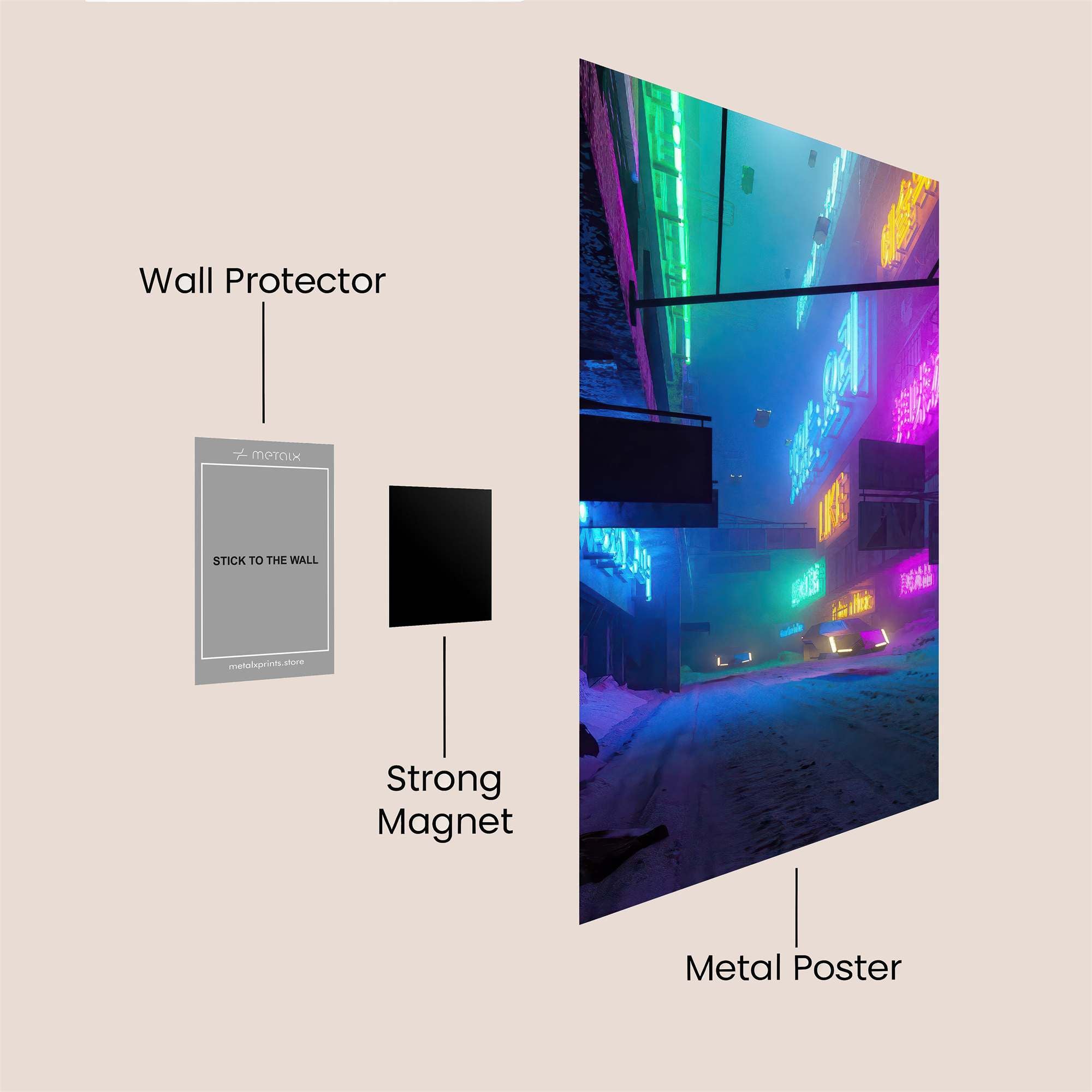 Cyberpunk Serenity Safe Wall Magnetic / M