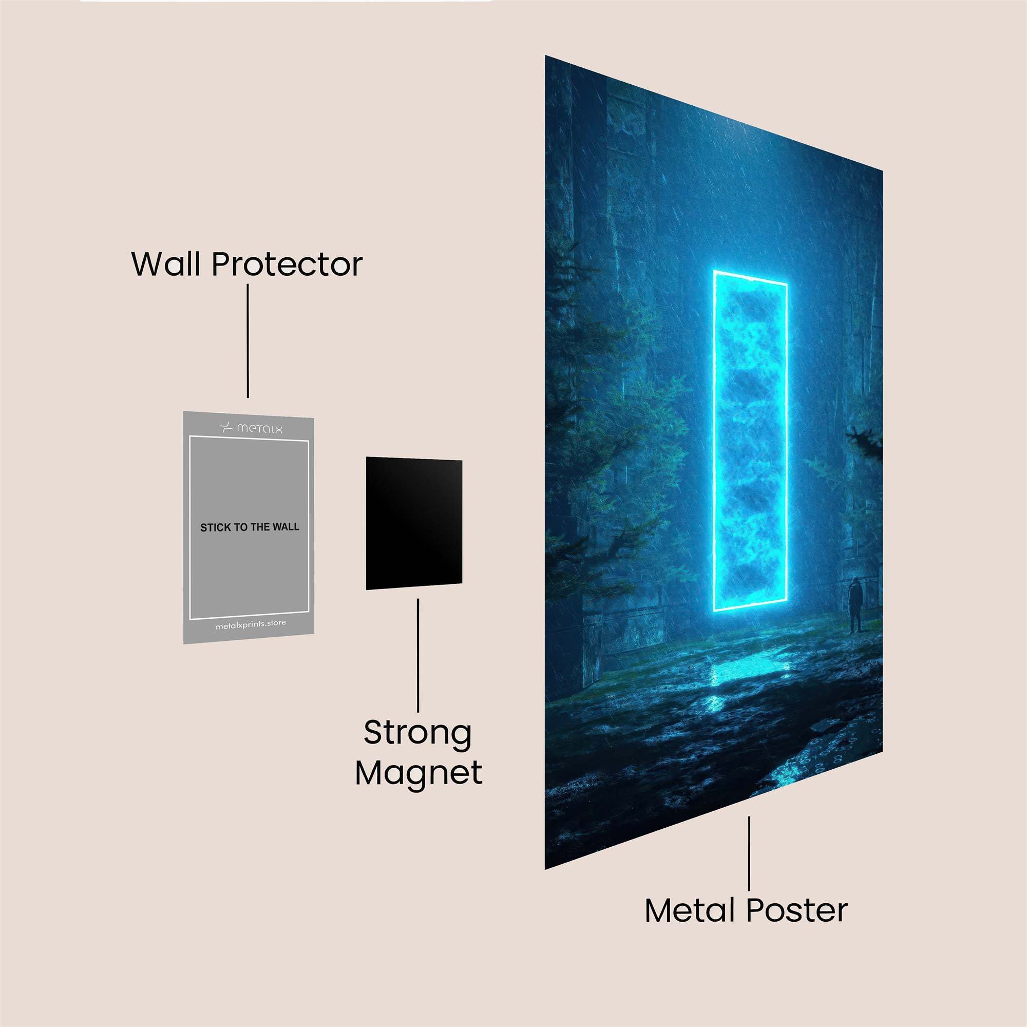 Portal Enigmatic Safe Wall Magnetic / M