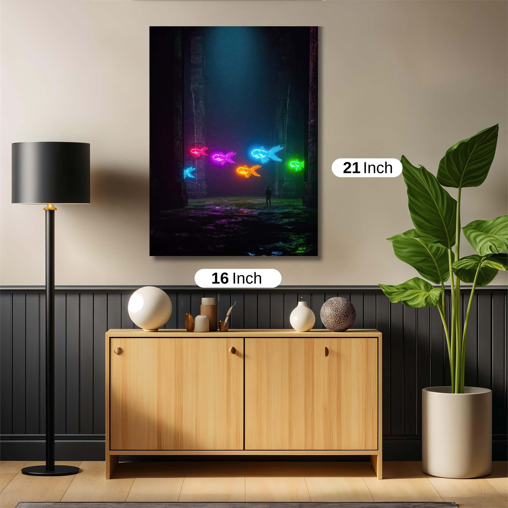 Neon Dreams Safe Wall Magnetic / M
