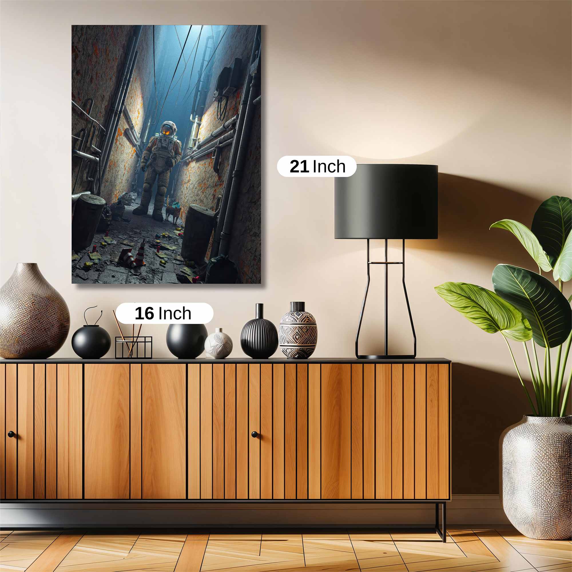 Astronaut Gloom Safe Wall Magnetic / M