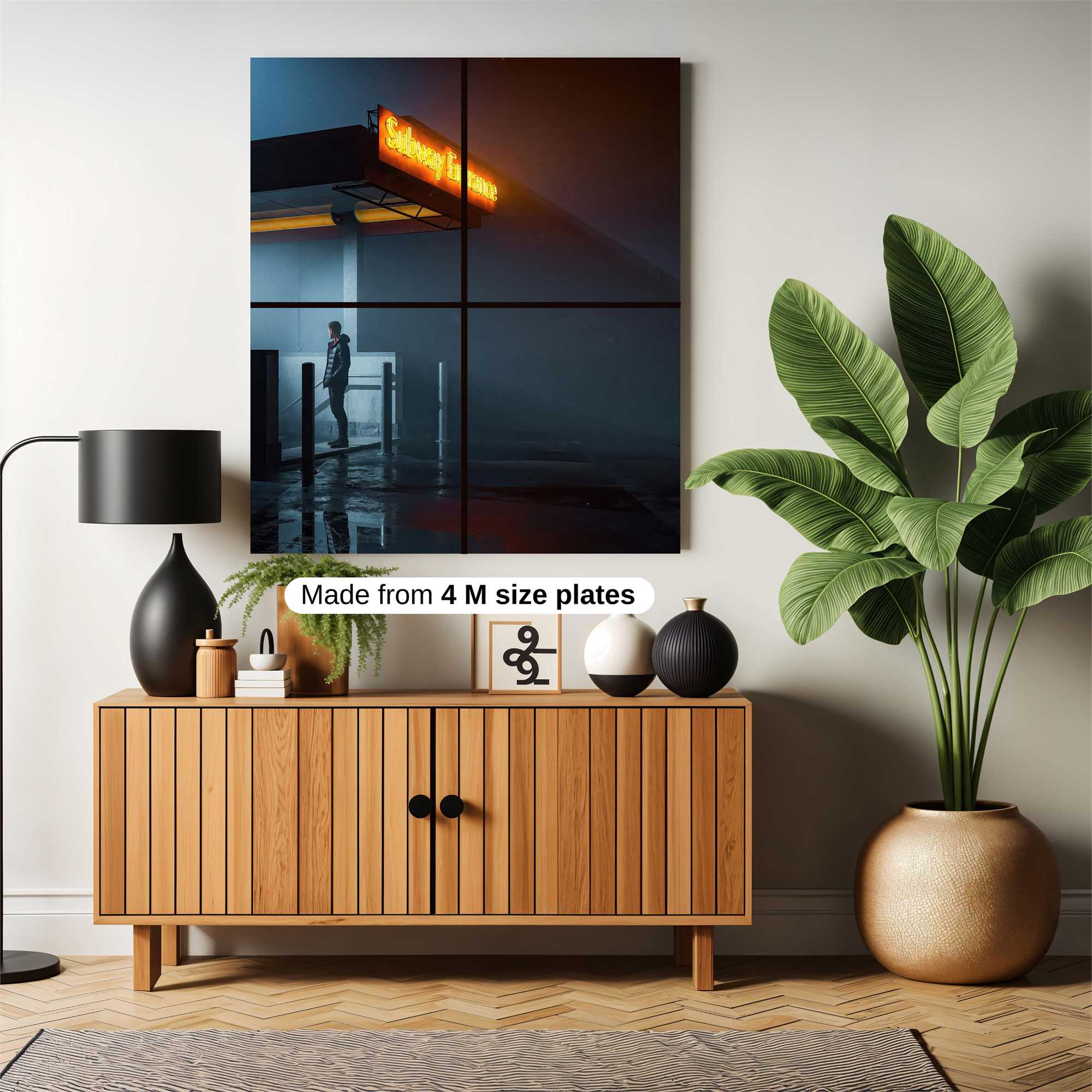 Neon Solitude Safe Wall Magnetic / M