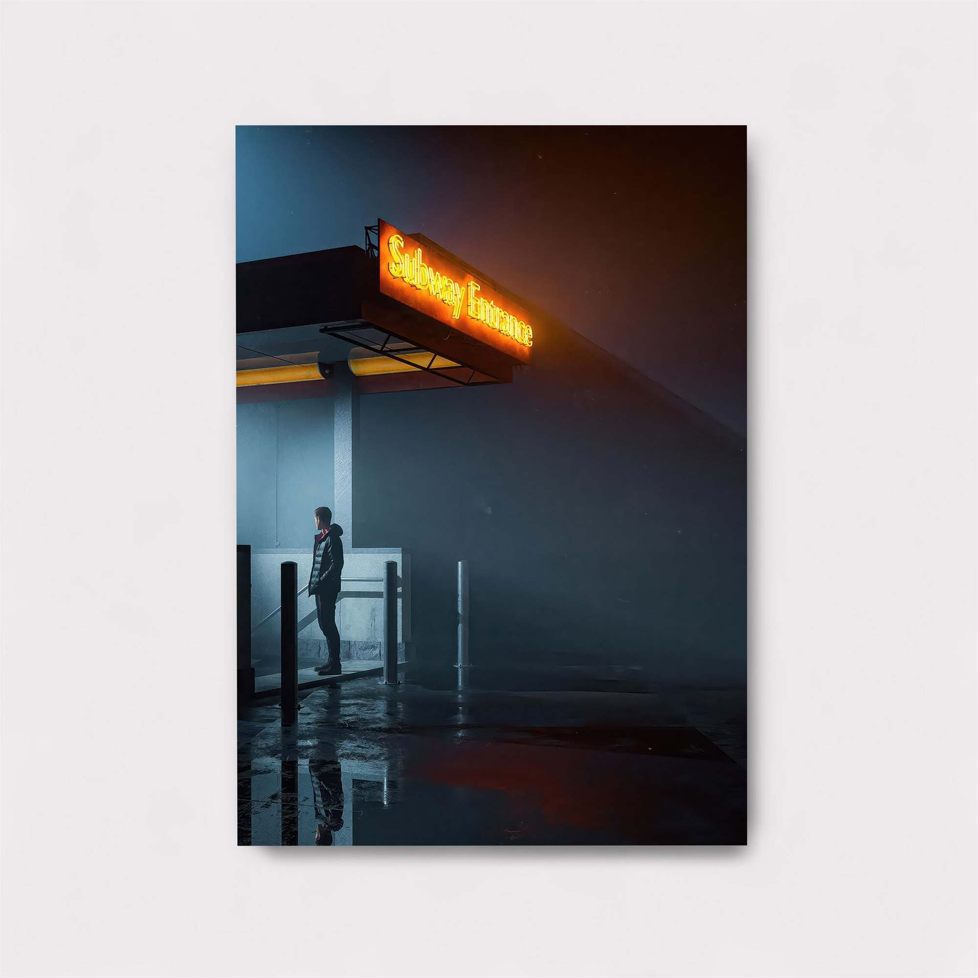 Neon Solitude Safe Wall Magnetic / M