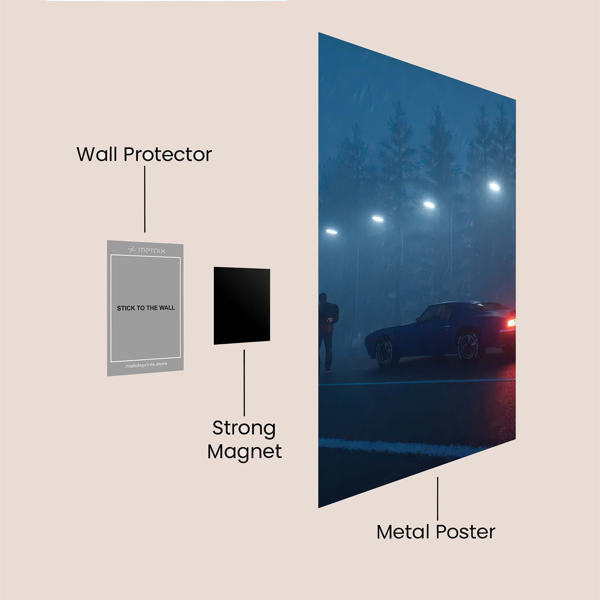 MysteryFog Safe Wall Magnetic / M
