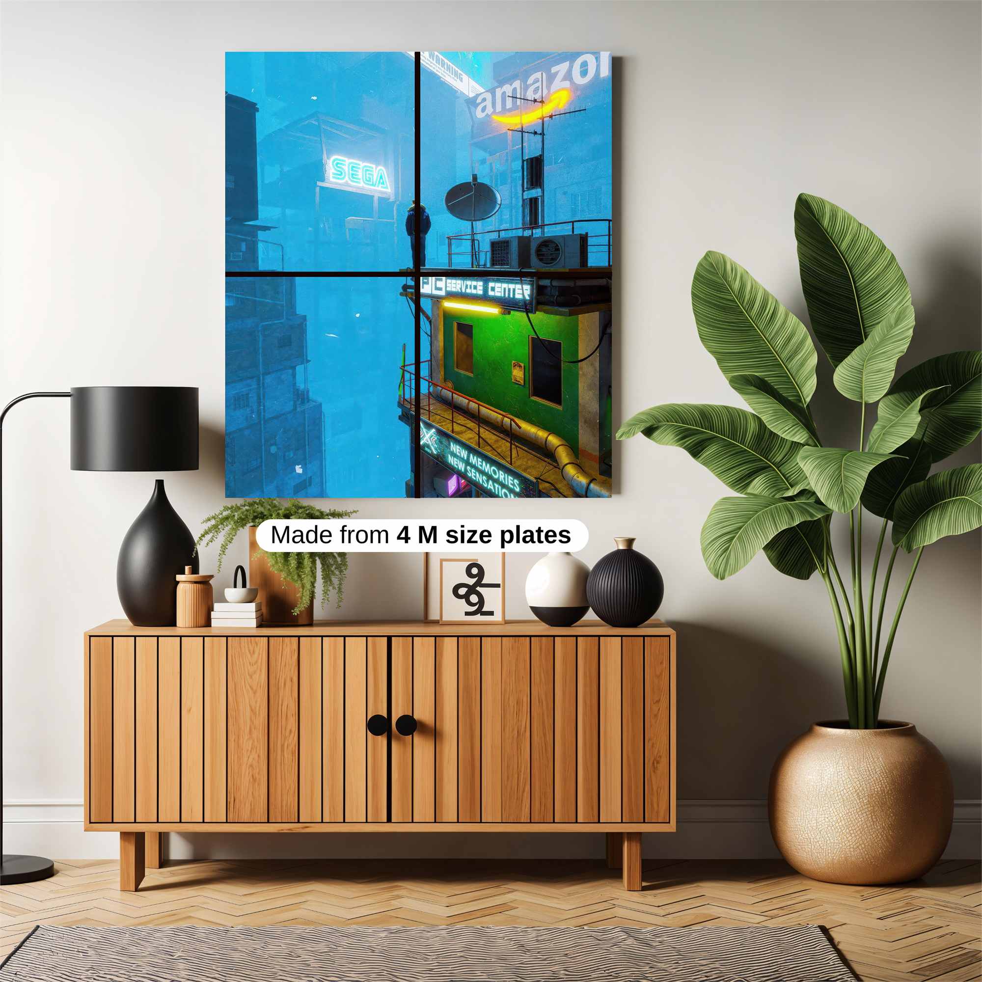 Cyberpunk Solitude Safe Wall Magnetic / M