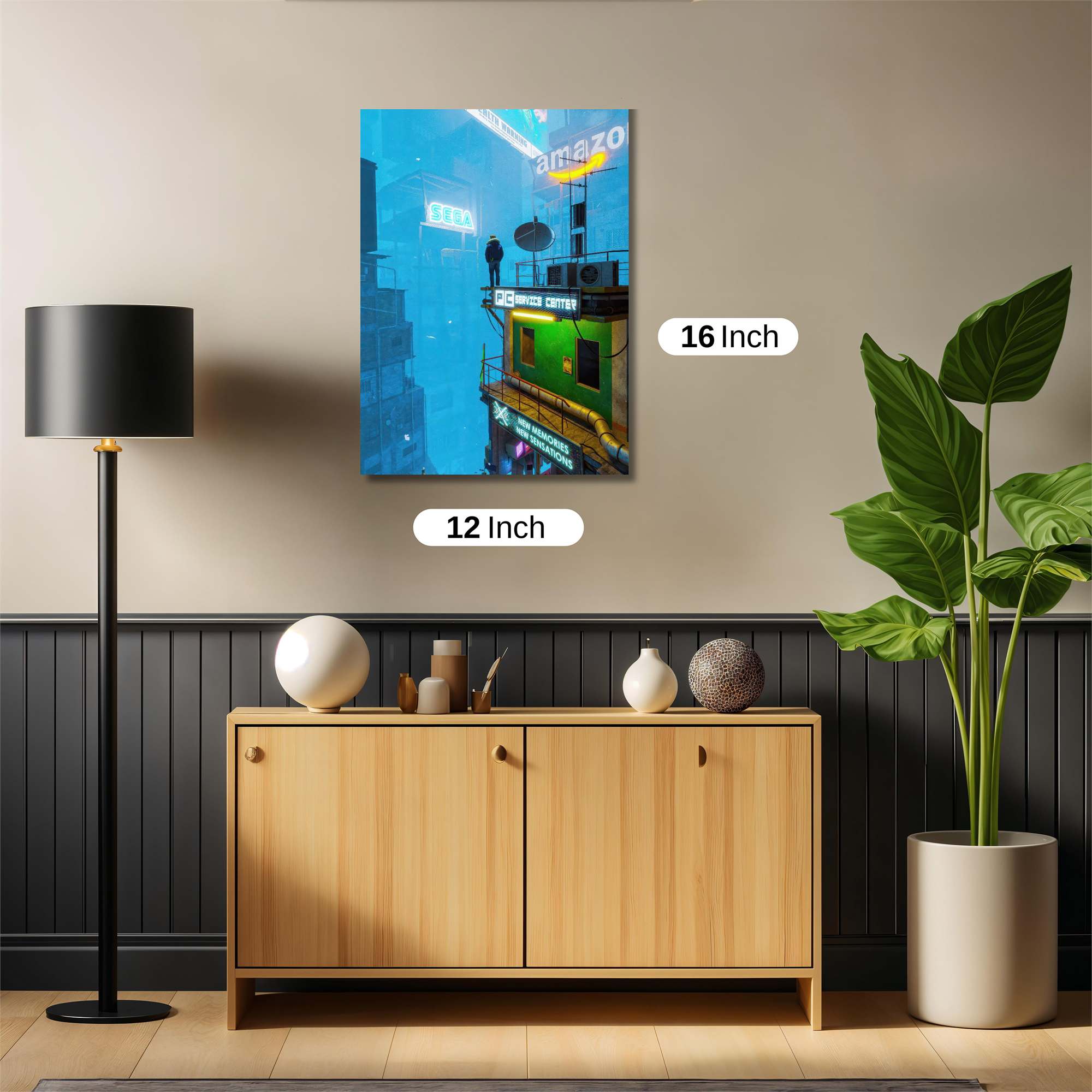 Cyberpunk Solitude Safe Wall Magnetic / M