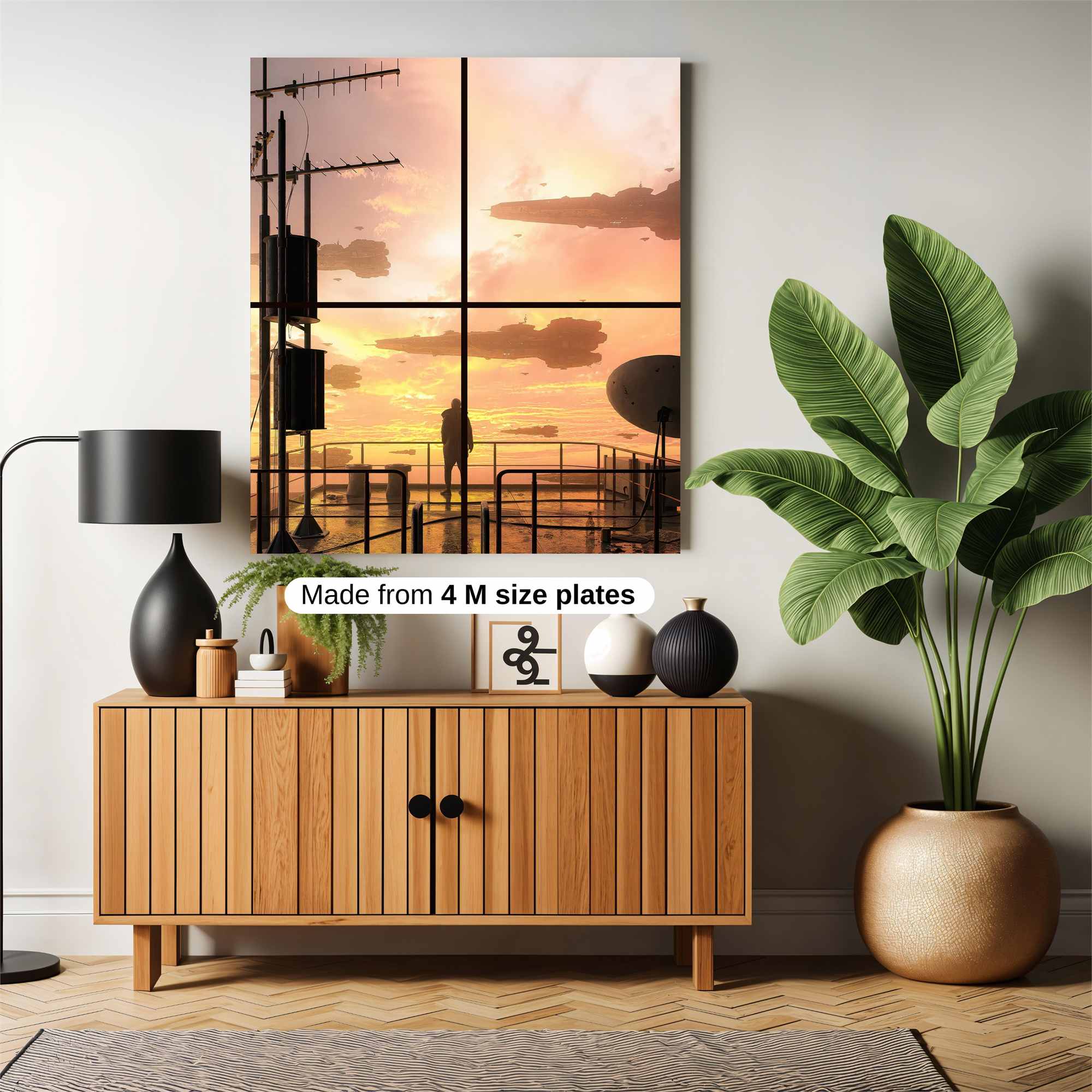 Spaceships Serene Safe Wall Magnetic / M