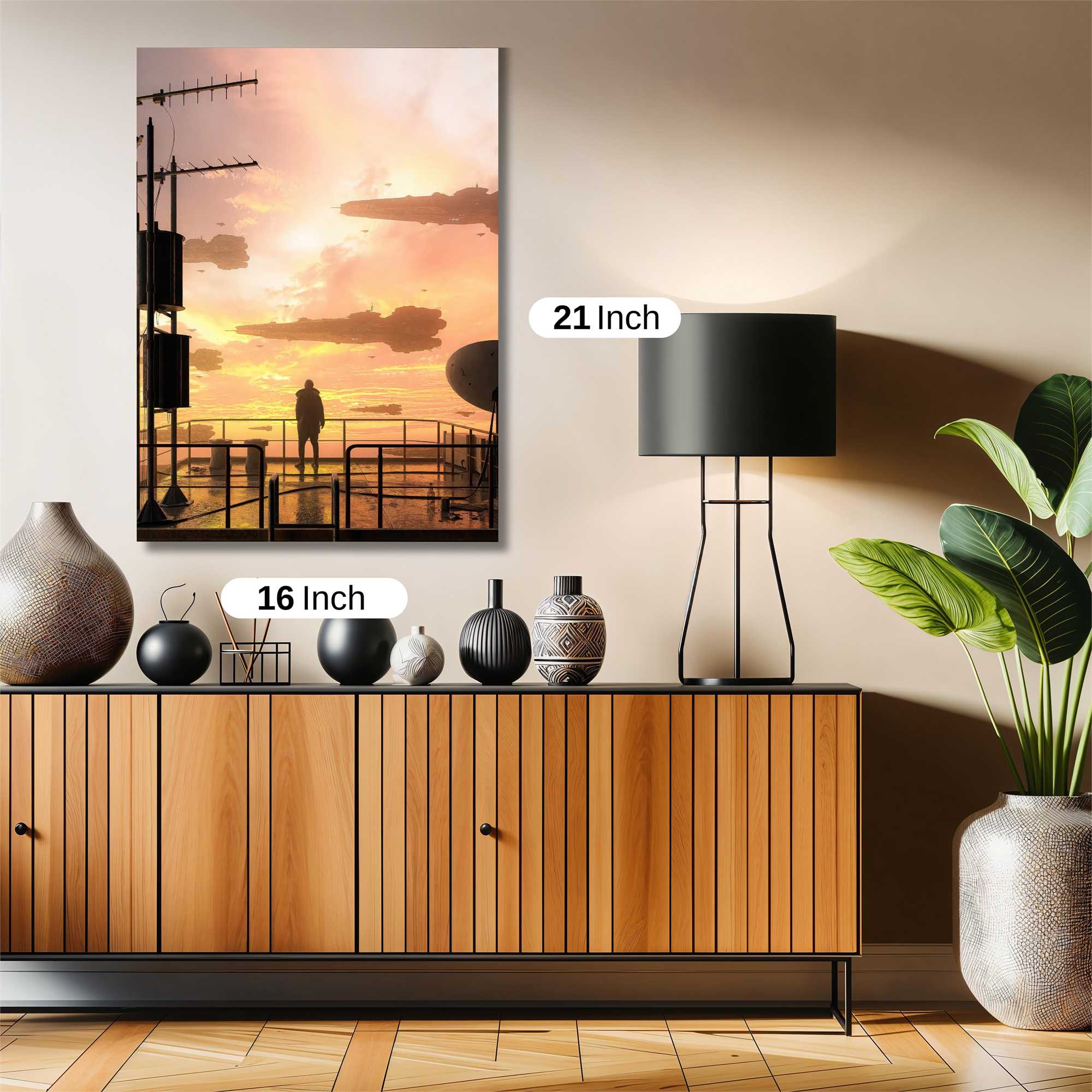 Spaceships Serene Safe Wall Magnetic / M