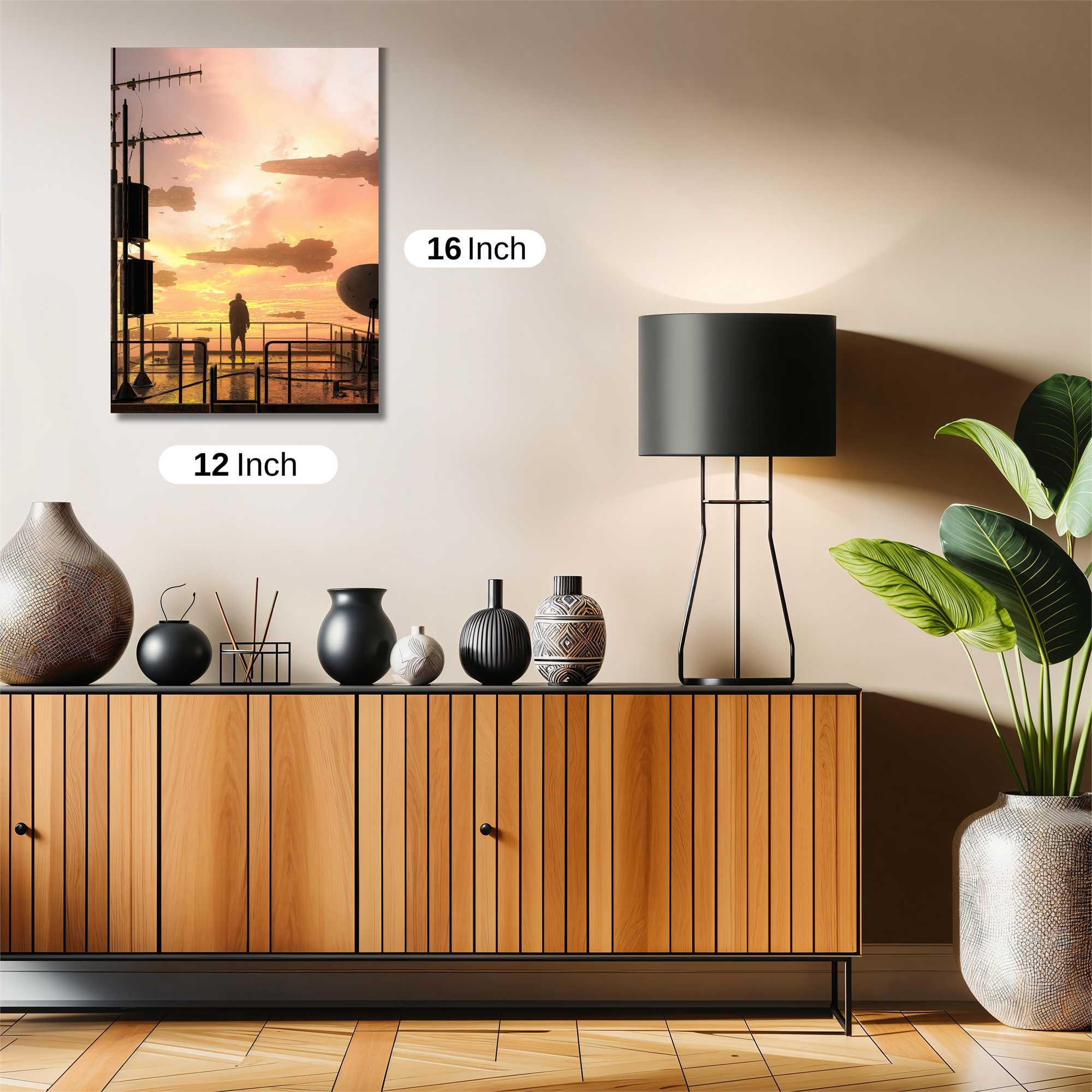 Spaceships Serene Safe Wall Magnetic / M