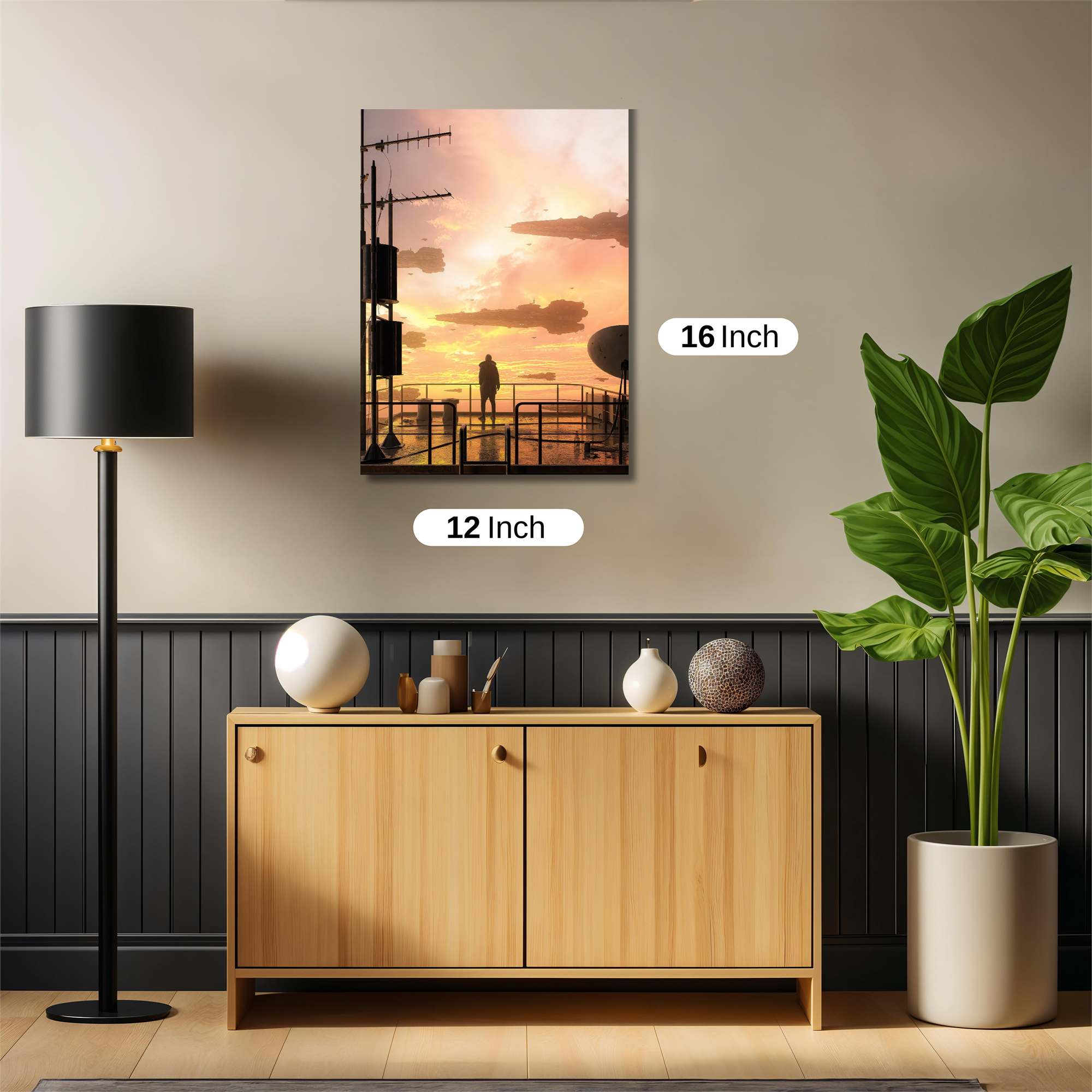 Spaceships Serene Safe Wall Magnetic / M