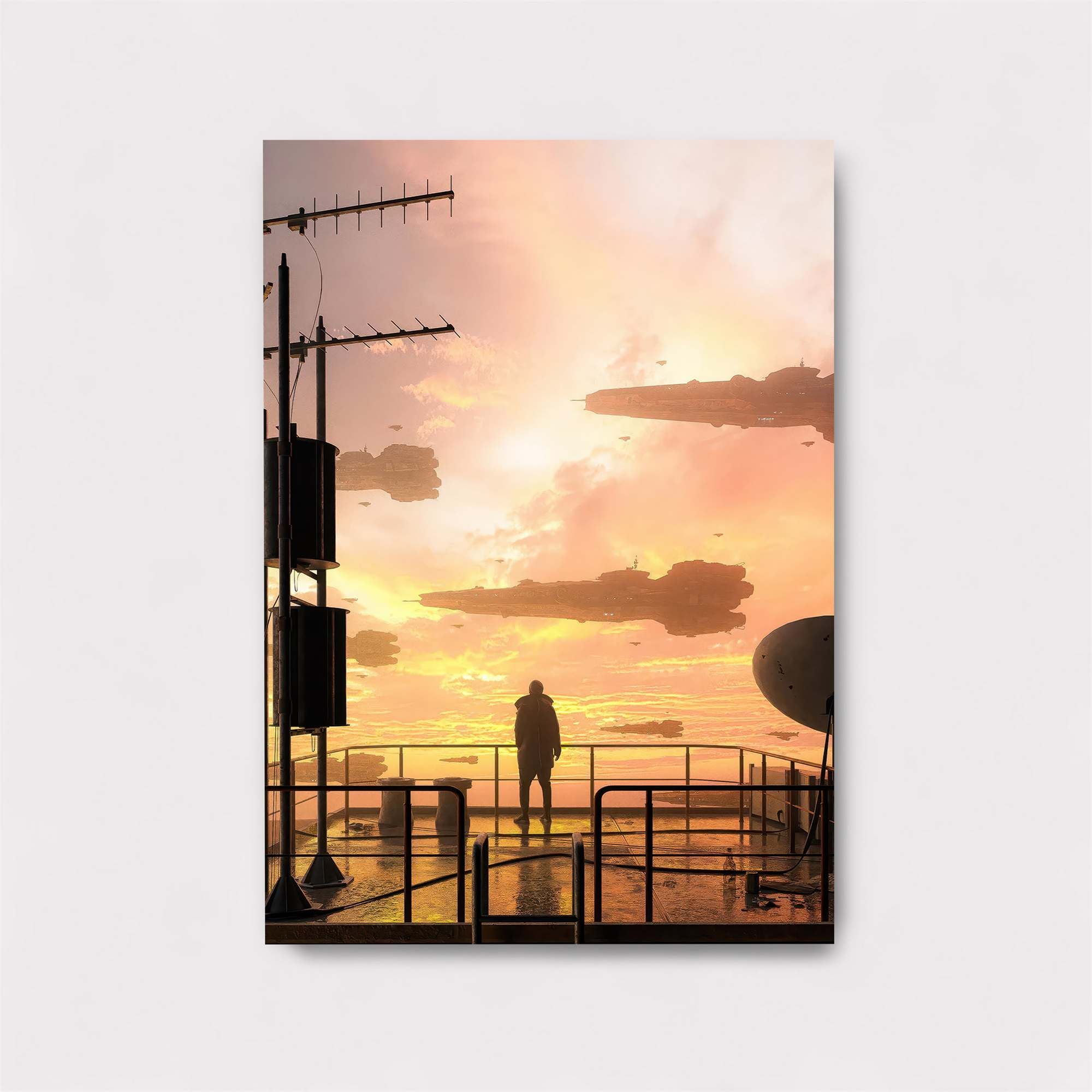 Spaceships Serene Safe Wall Magnetic / M