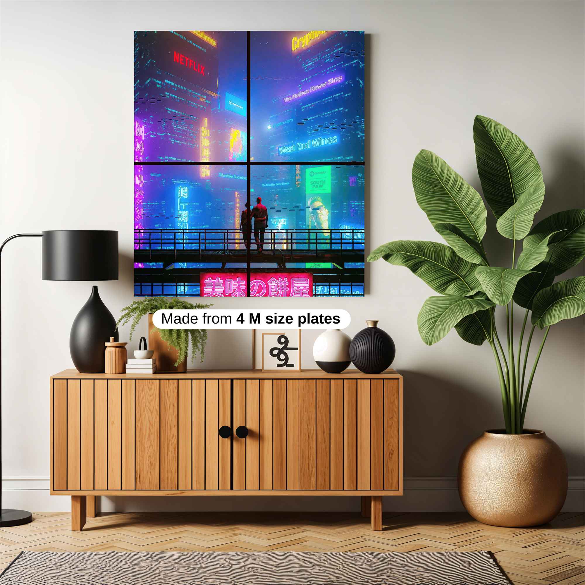 Cyber Serenity Safe Wall Magnetic / M