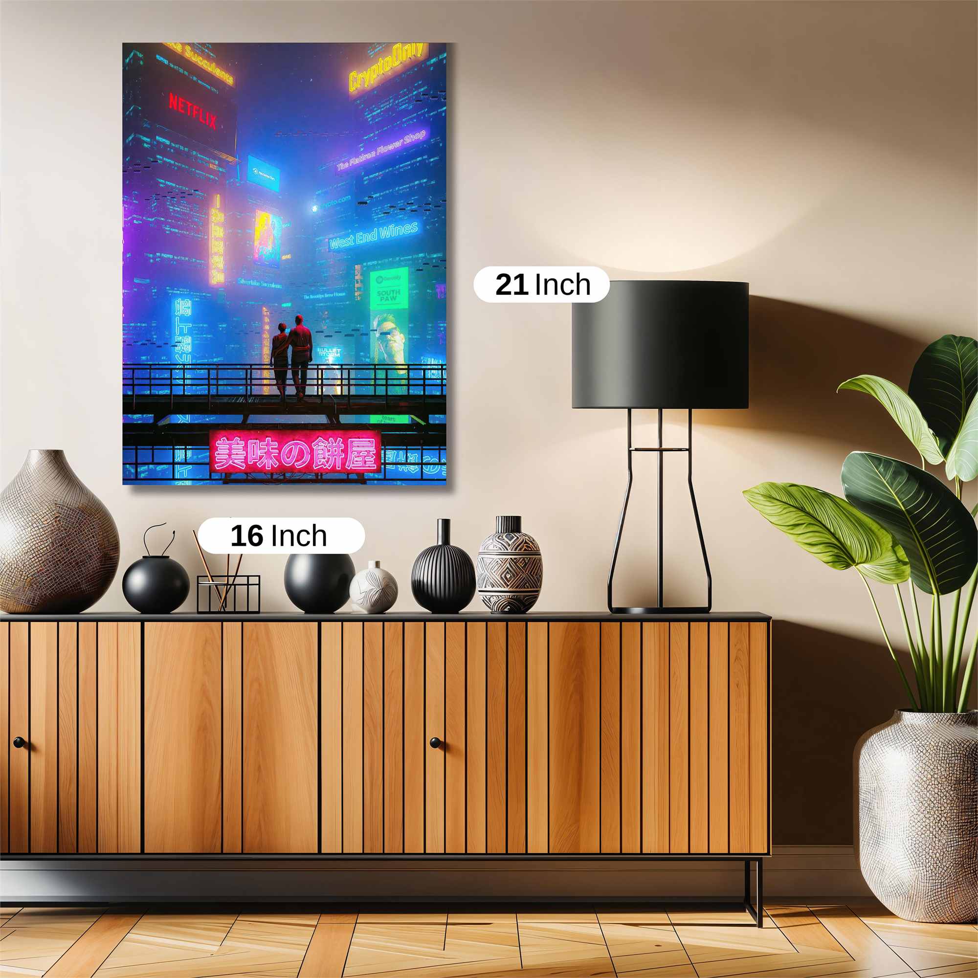 Cyber Serenity Safe Wall Magnetic / M