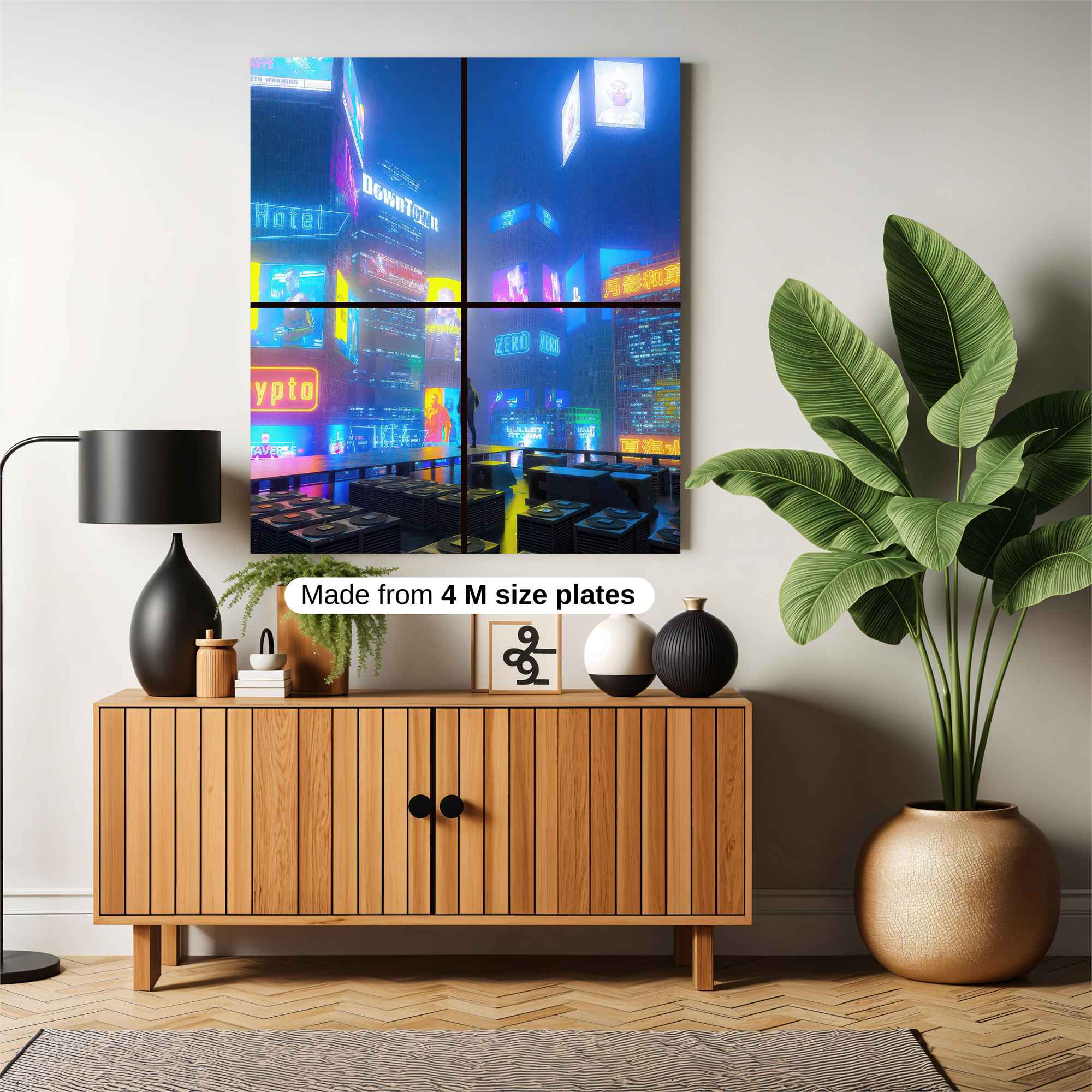 Neon Solitude Safe Wall Magnetic / M