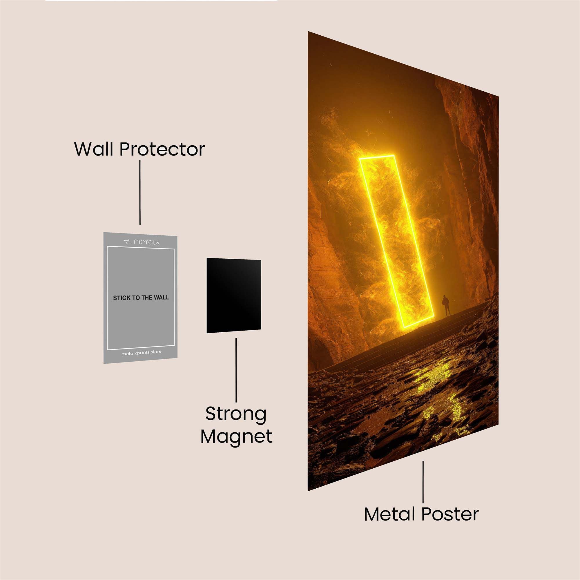 Portal Enigmatic Safe Wall Magnetic / M