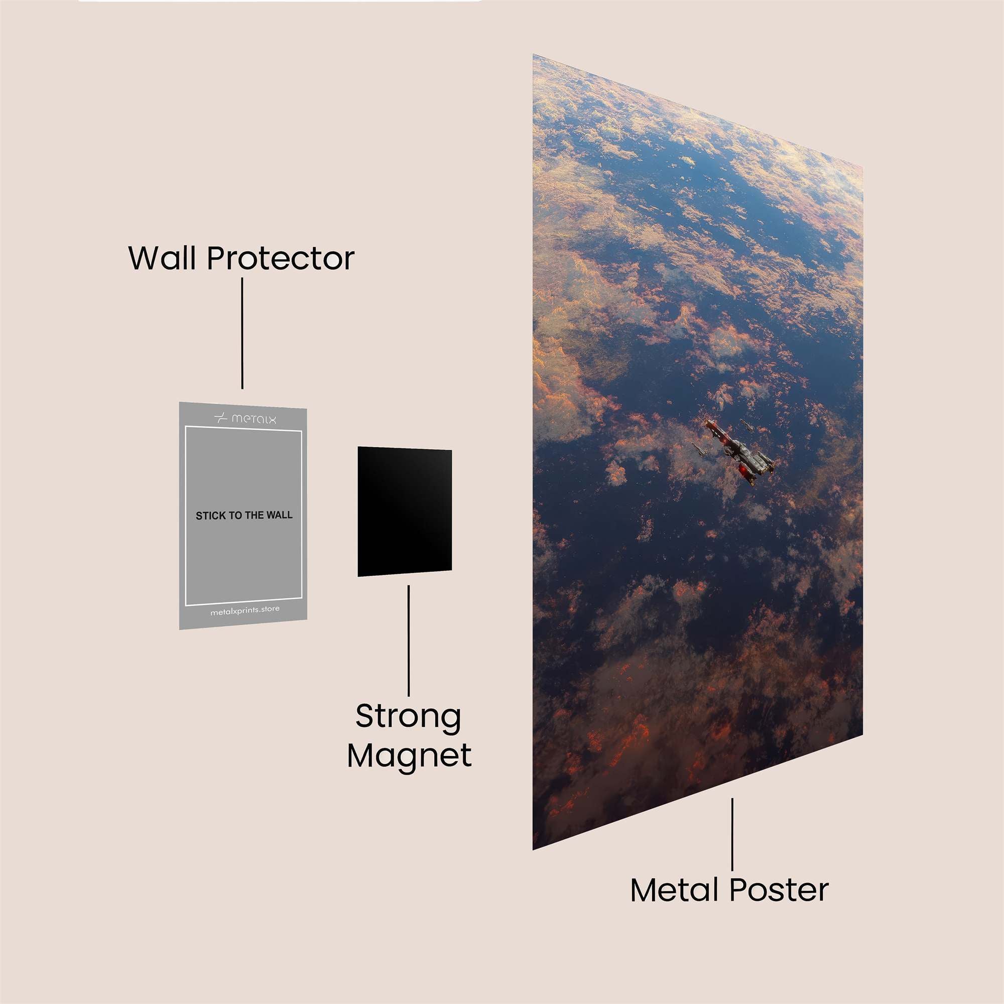 ISS Serenity Safe Wall Magnetic / M