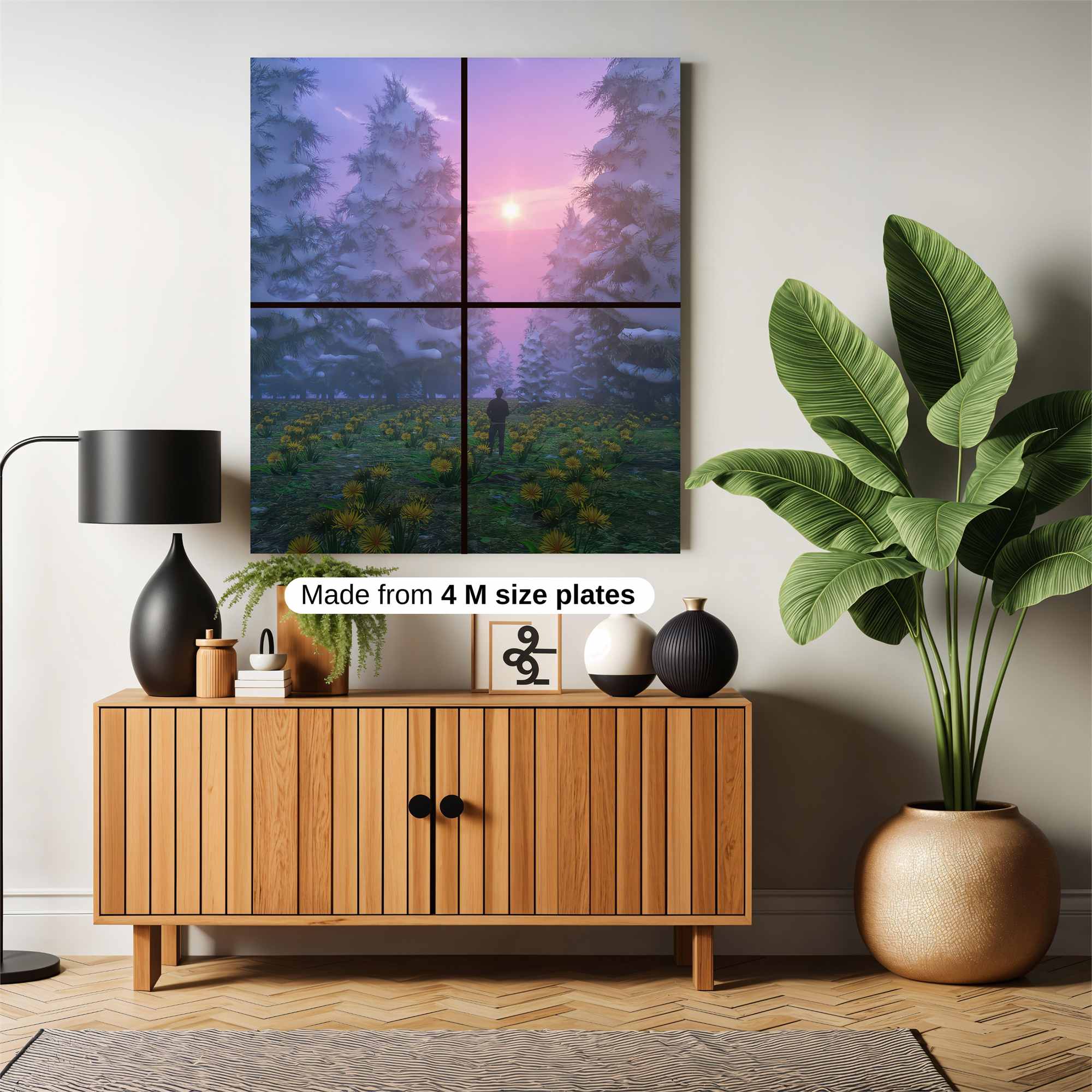 Sunset Solitude Safe Wall Magnetic / M